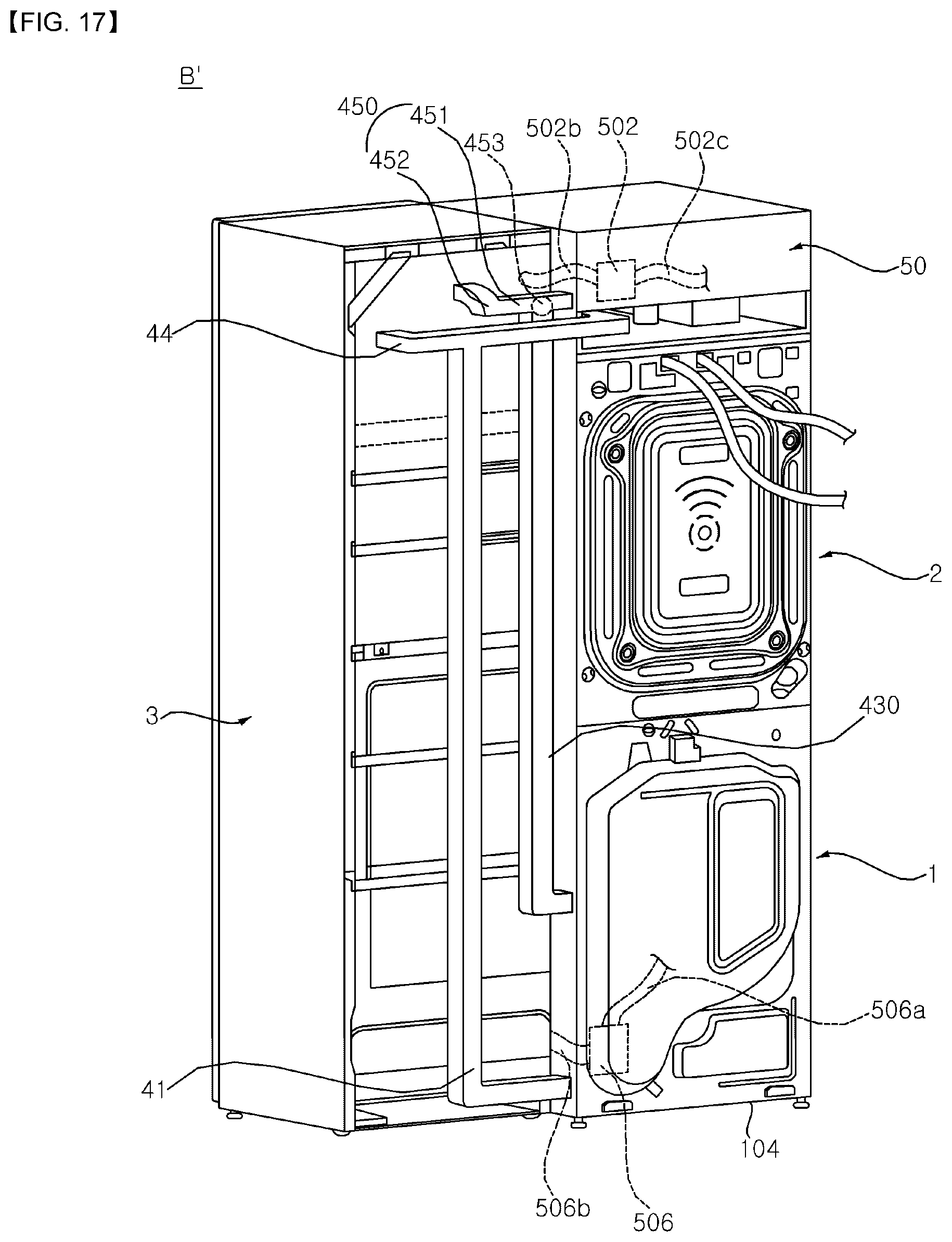 Patent US12366031 Figure 17 – Laundry treating apparatus