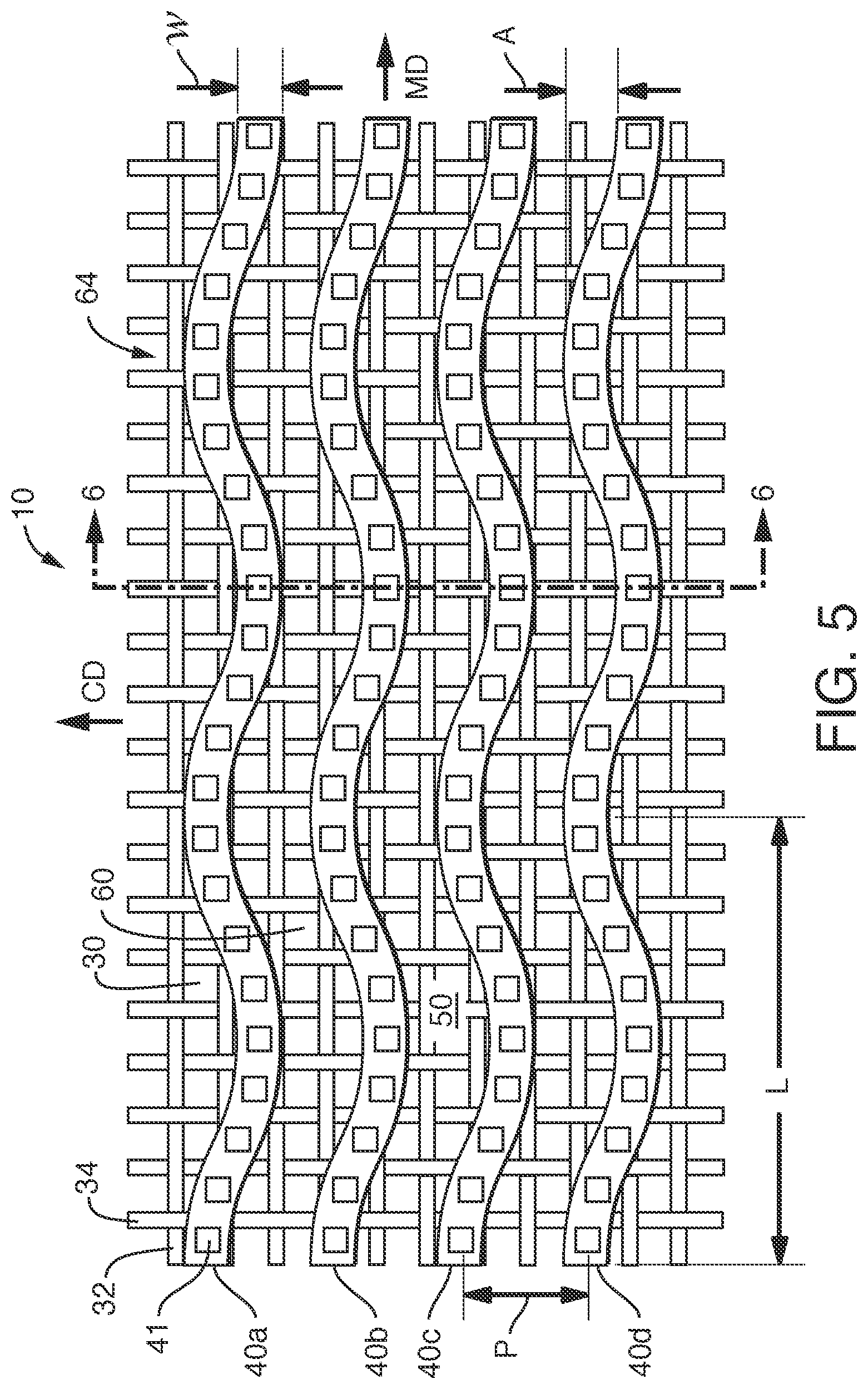Patent US12366034 Figure 3 – Three-dimensional papermaking belt