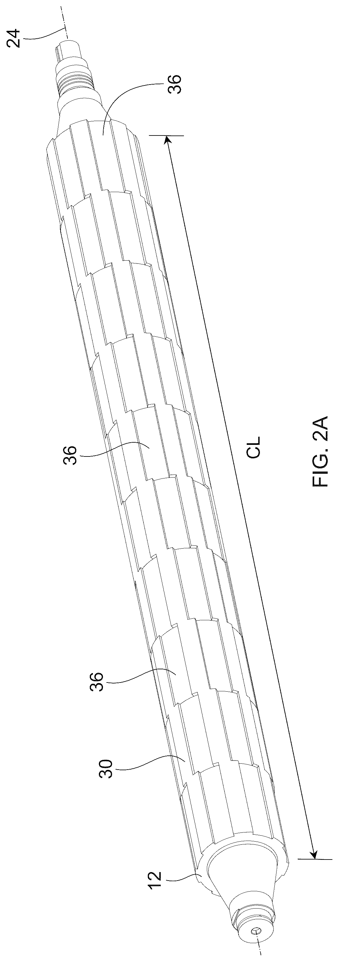 Patent US12366038 Figure 2 – Sanitary tissue product with a shaped line of weakness