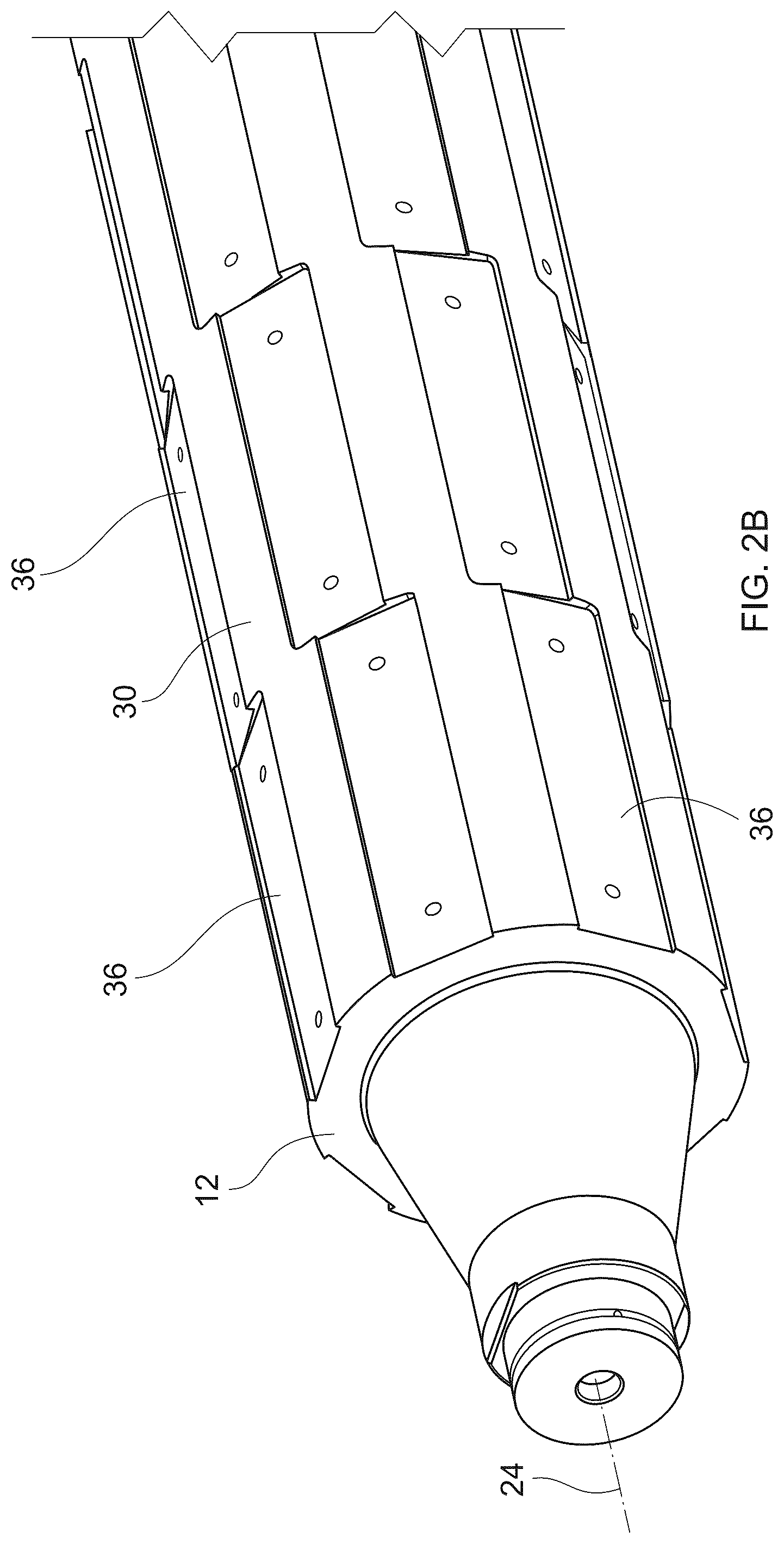 Patent US12366038 Figure 3 – Sanitary tissue product with a shaped line of weakness