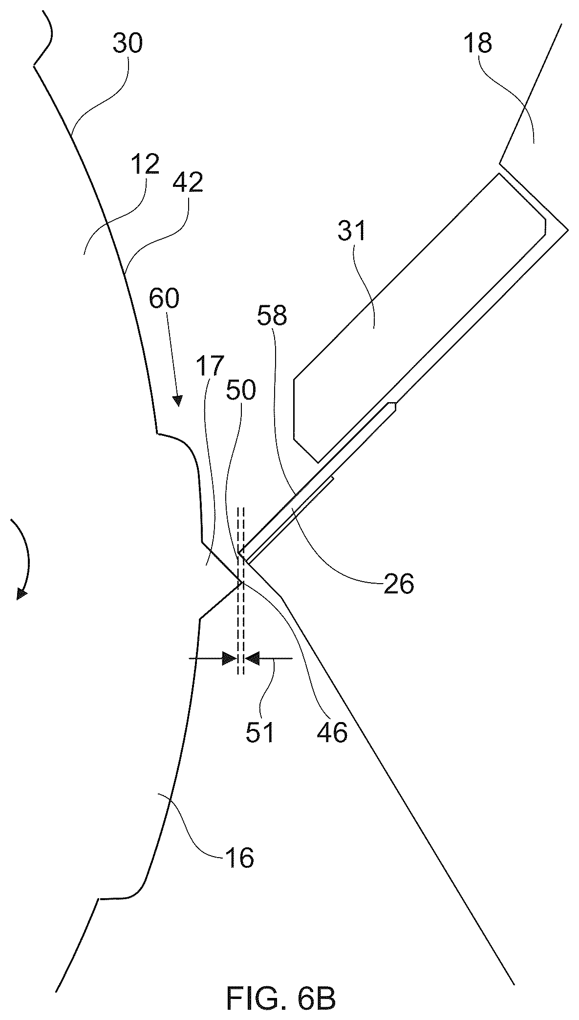 Patent US12366038 Figure 12 – Sanitary tissue product with a shaped line of weakness