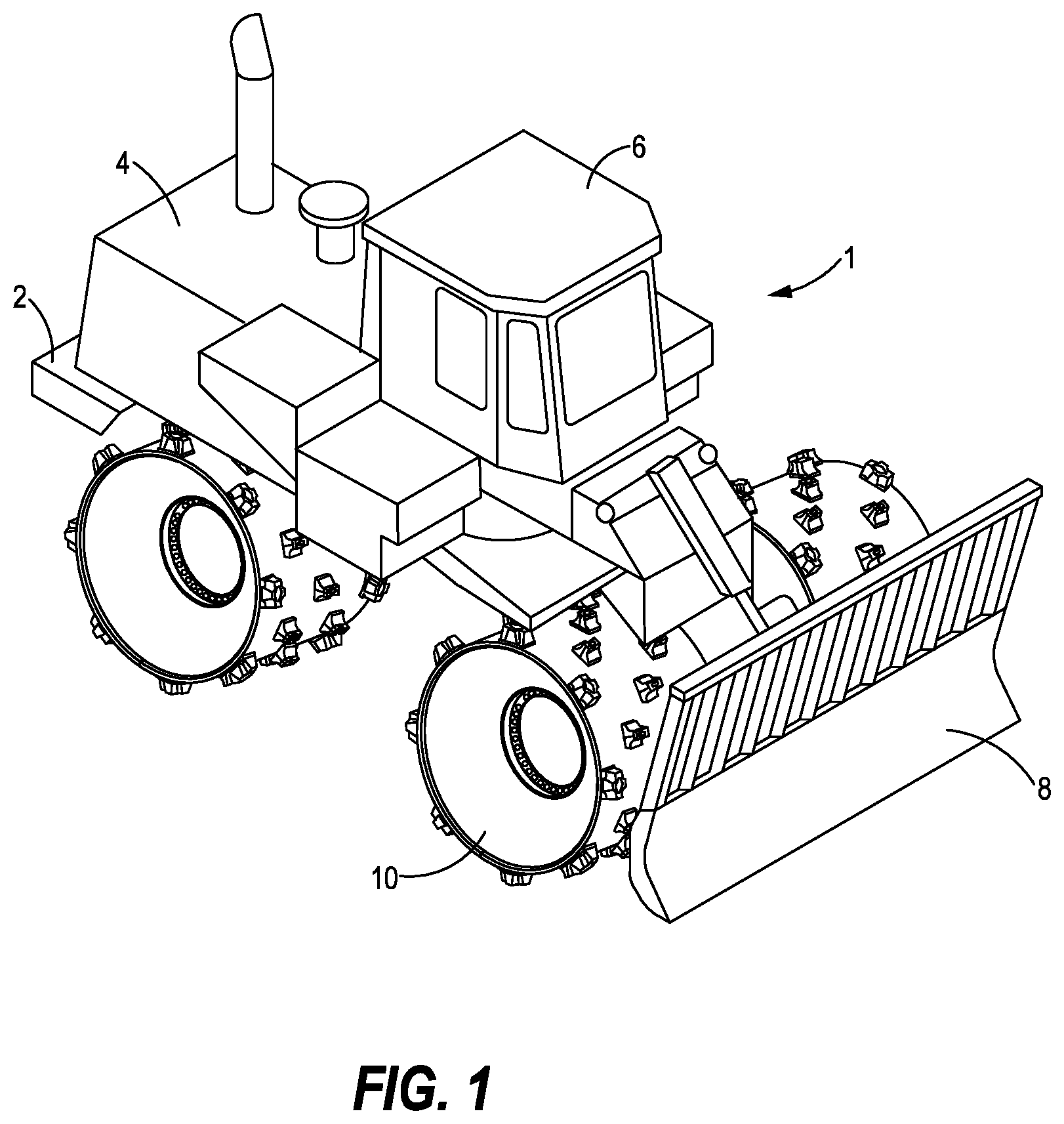 Patent US12366045 Figure 1 – Integrated outer wheel assembly