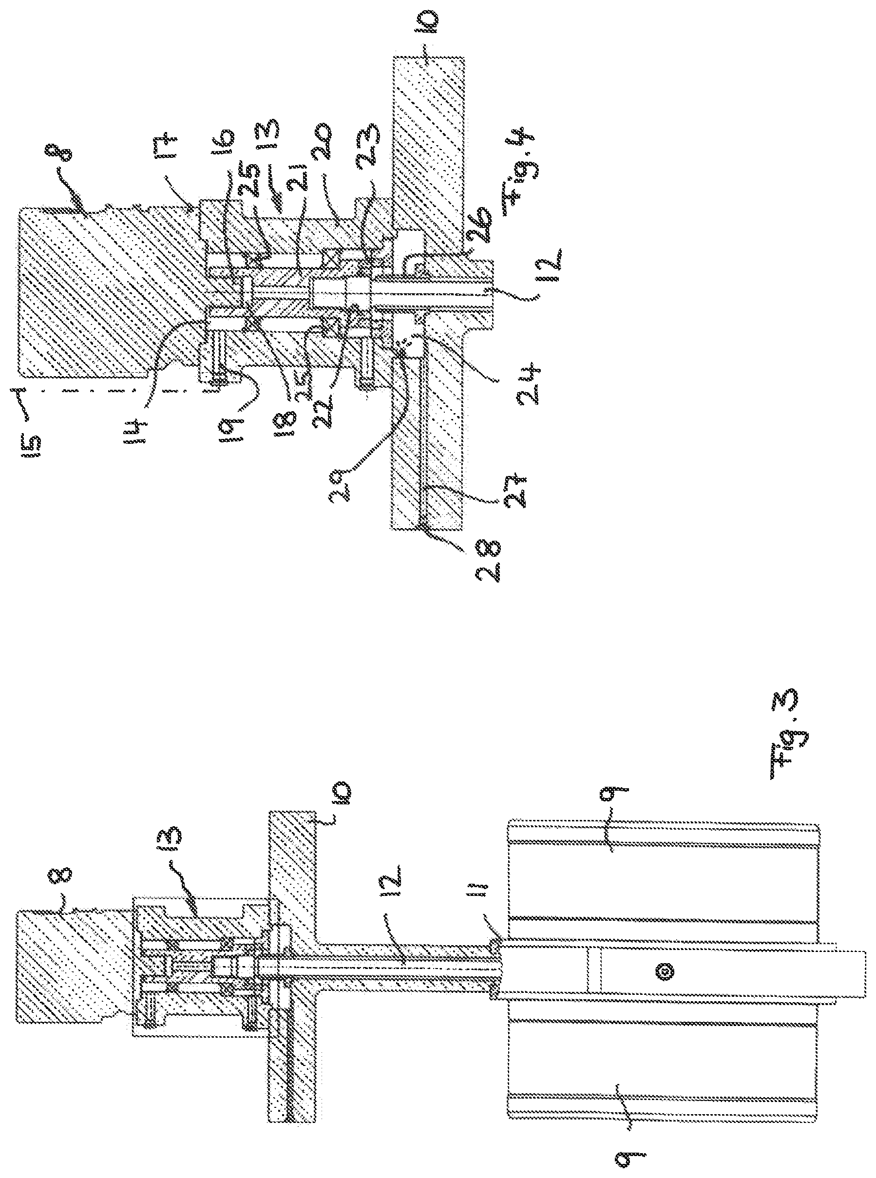 Patent US12366047 Figure 3 – Drive device for a diaphragm wall cutter