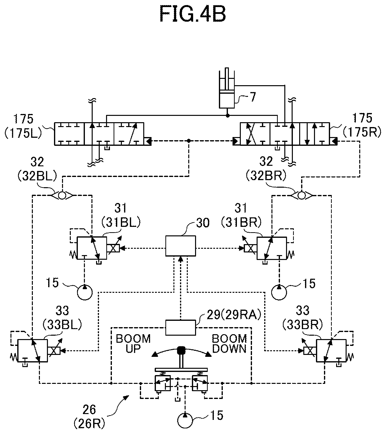 Patent US12366048 Figure 5 – Shovel and construction system