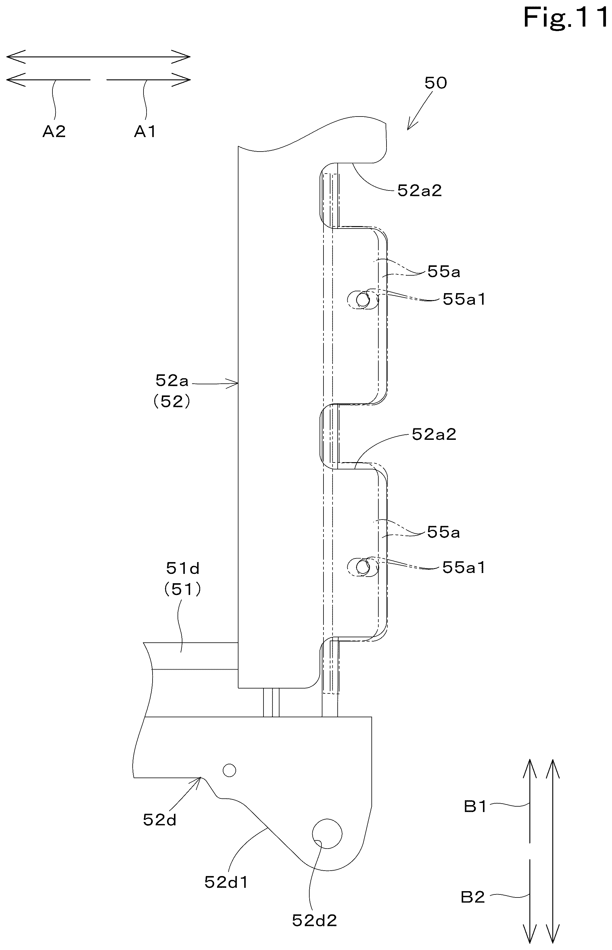 Patent US12366049 Figure 11 – Swivel working machine