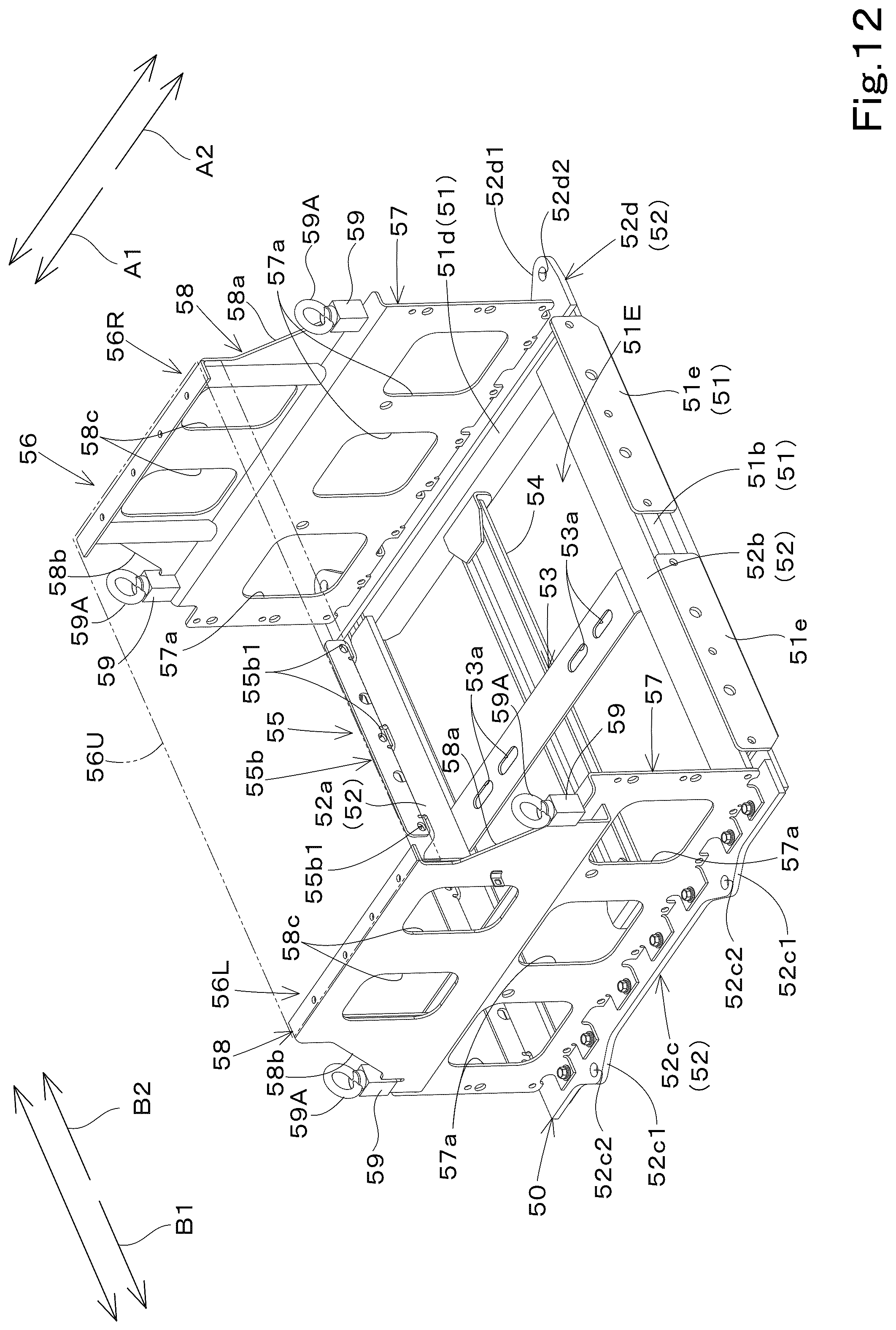 Patent US12366049 Figure 12 – Swivel working machine