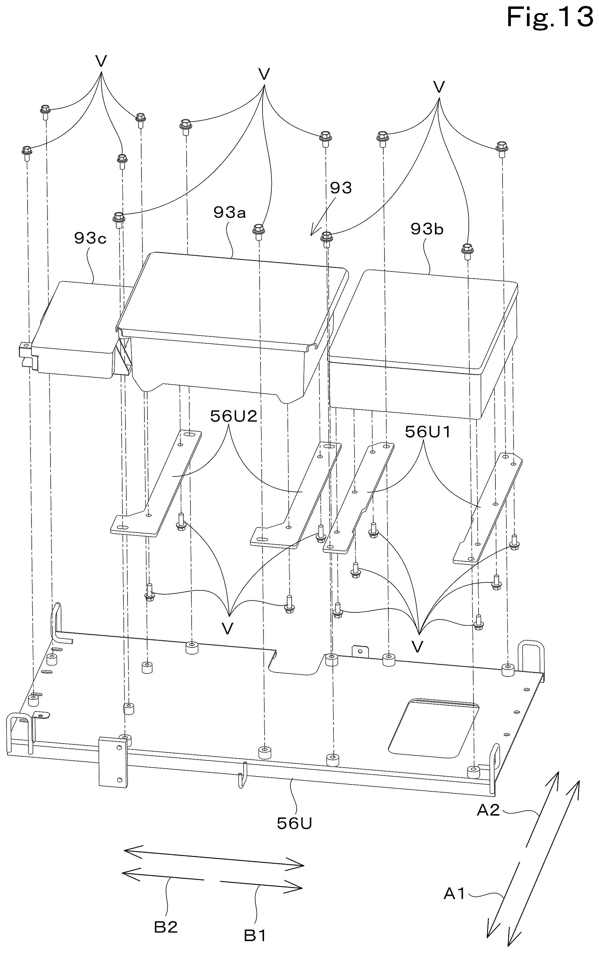 Patent US12366049 Figure 13 – Swivel working machine