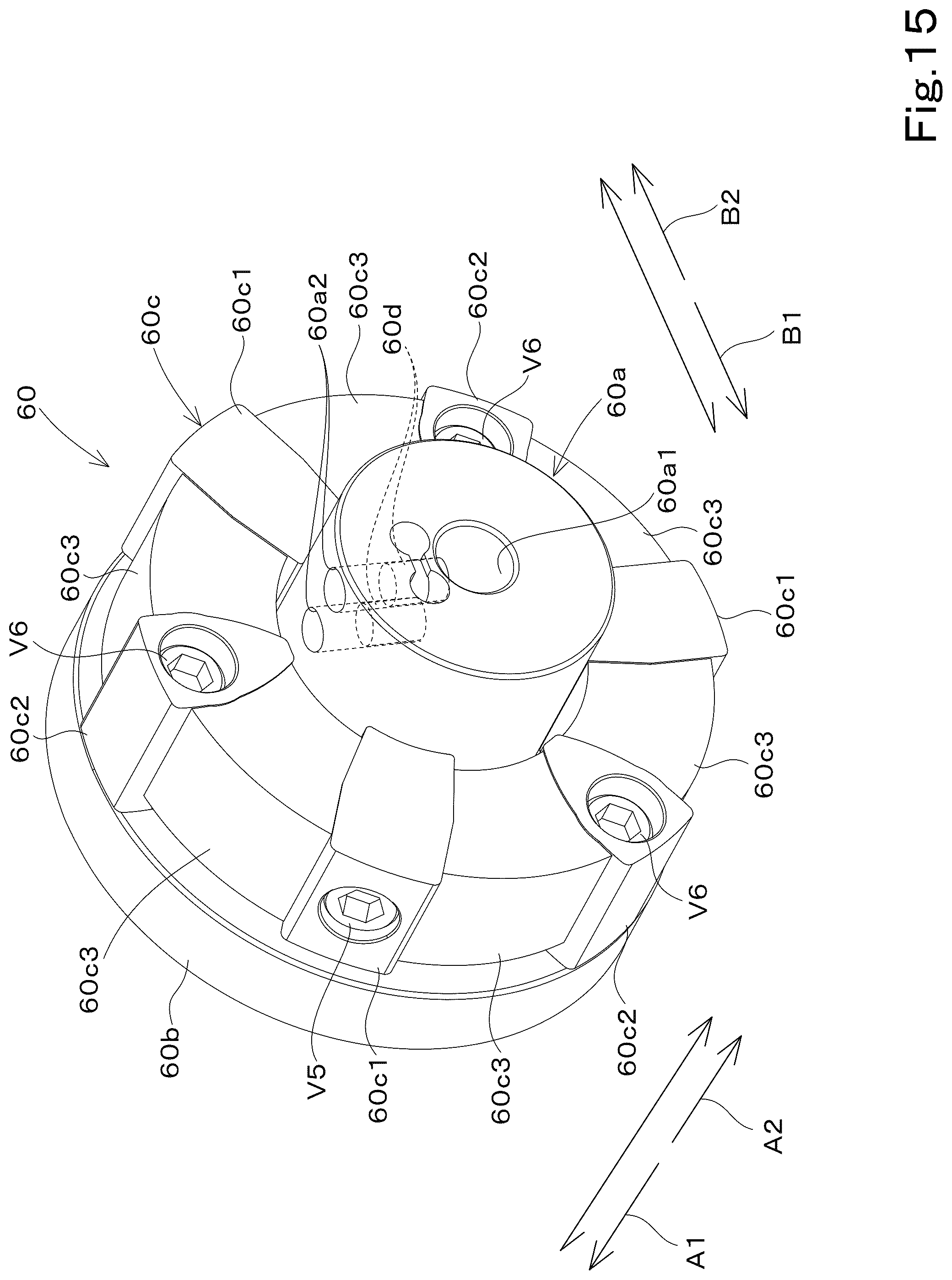 Patent US12366049 Figure 15 – Swivel working machine