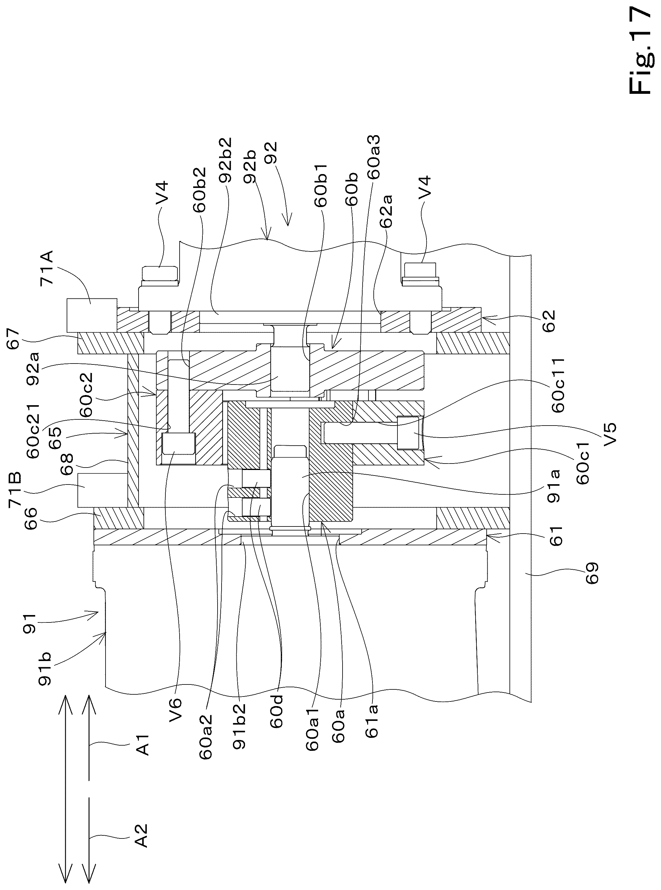 Patent US12366049 Figure 17 – Swivel working machine