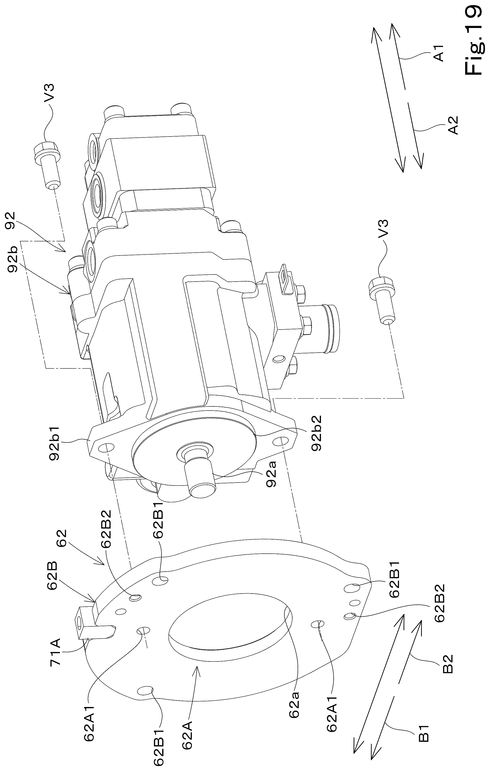 Patent US12366049 Figure 19 – Swivel working machine
