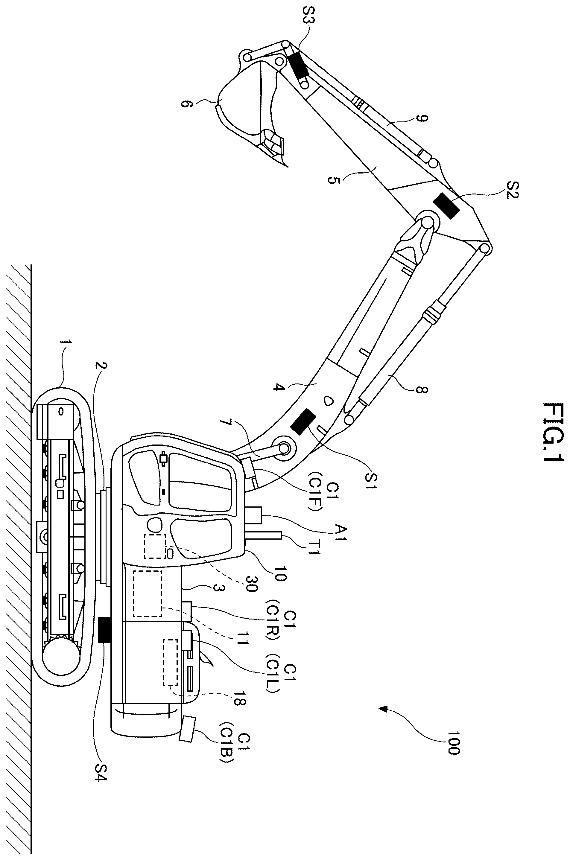 Patent US12366050 Figure 1 – Operation unit for construction machine, and construction machine