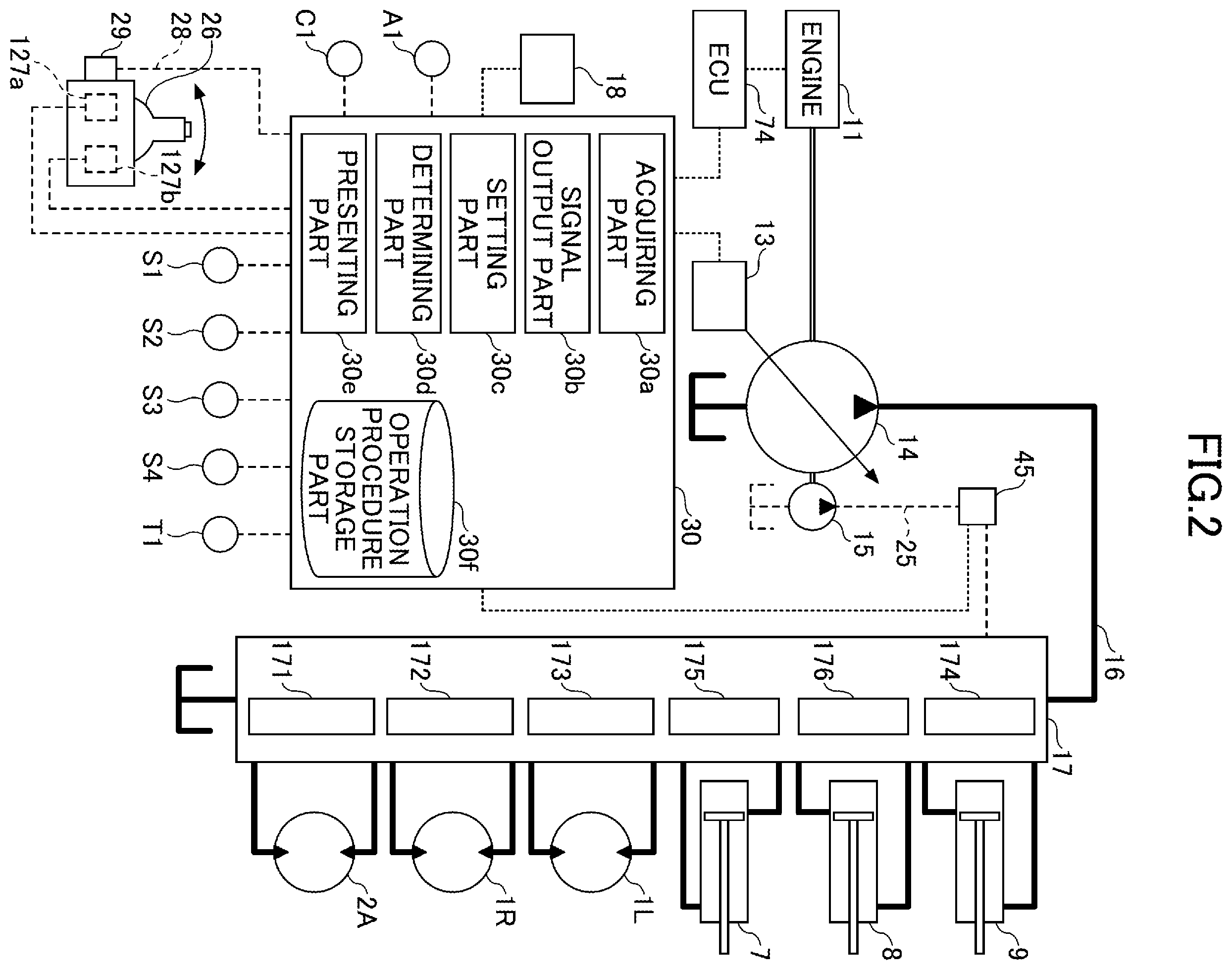 Patent US12366050 Figure 2 – Operation unit for construction machine, and construction machine