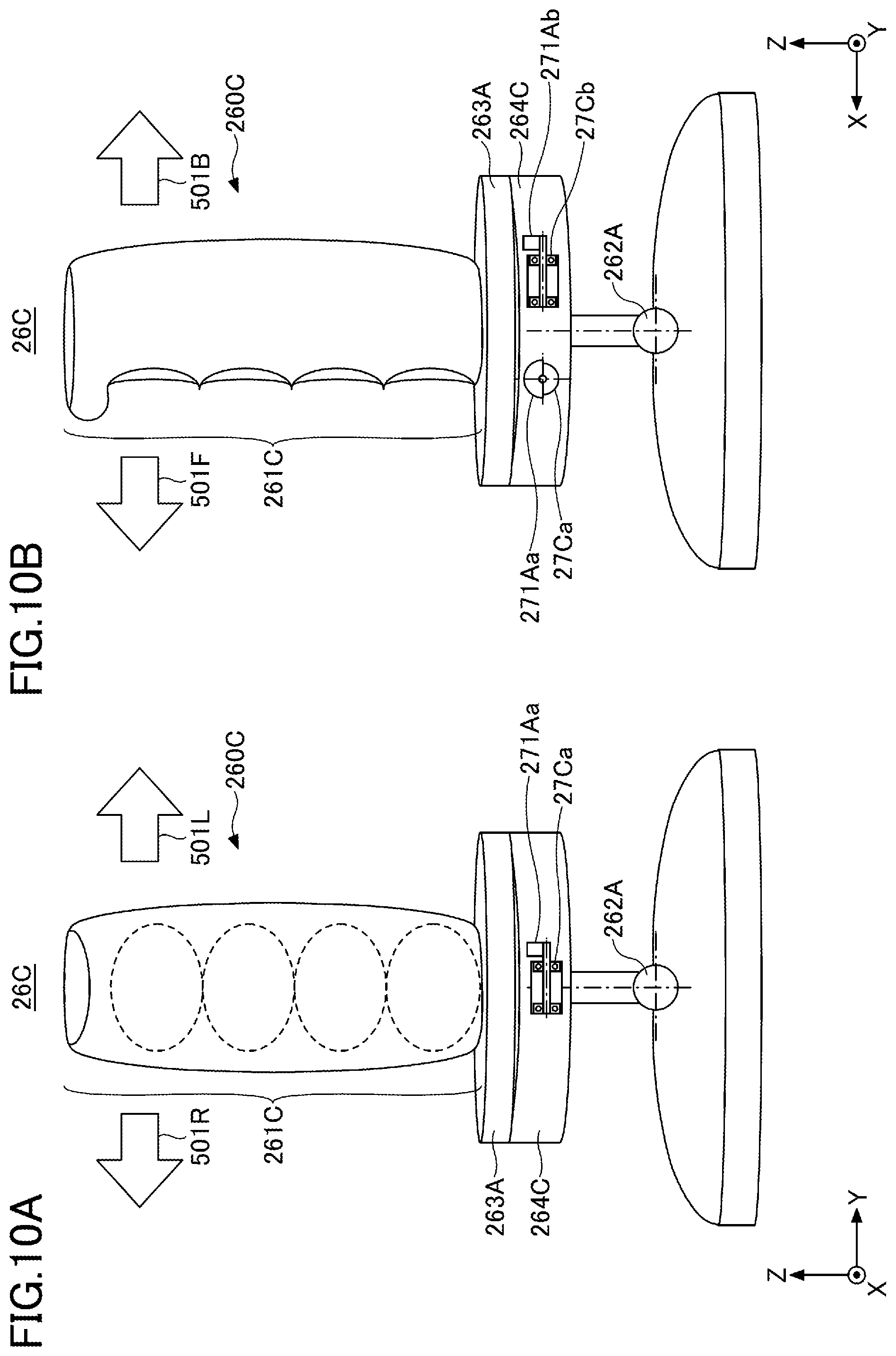 Patent US12366050 Figure 10 – Operation unit for construction machine, and construction machine
