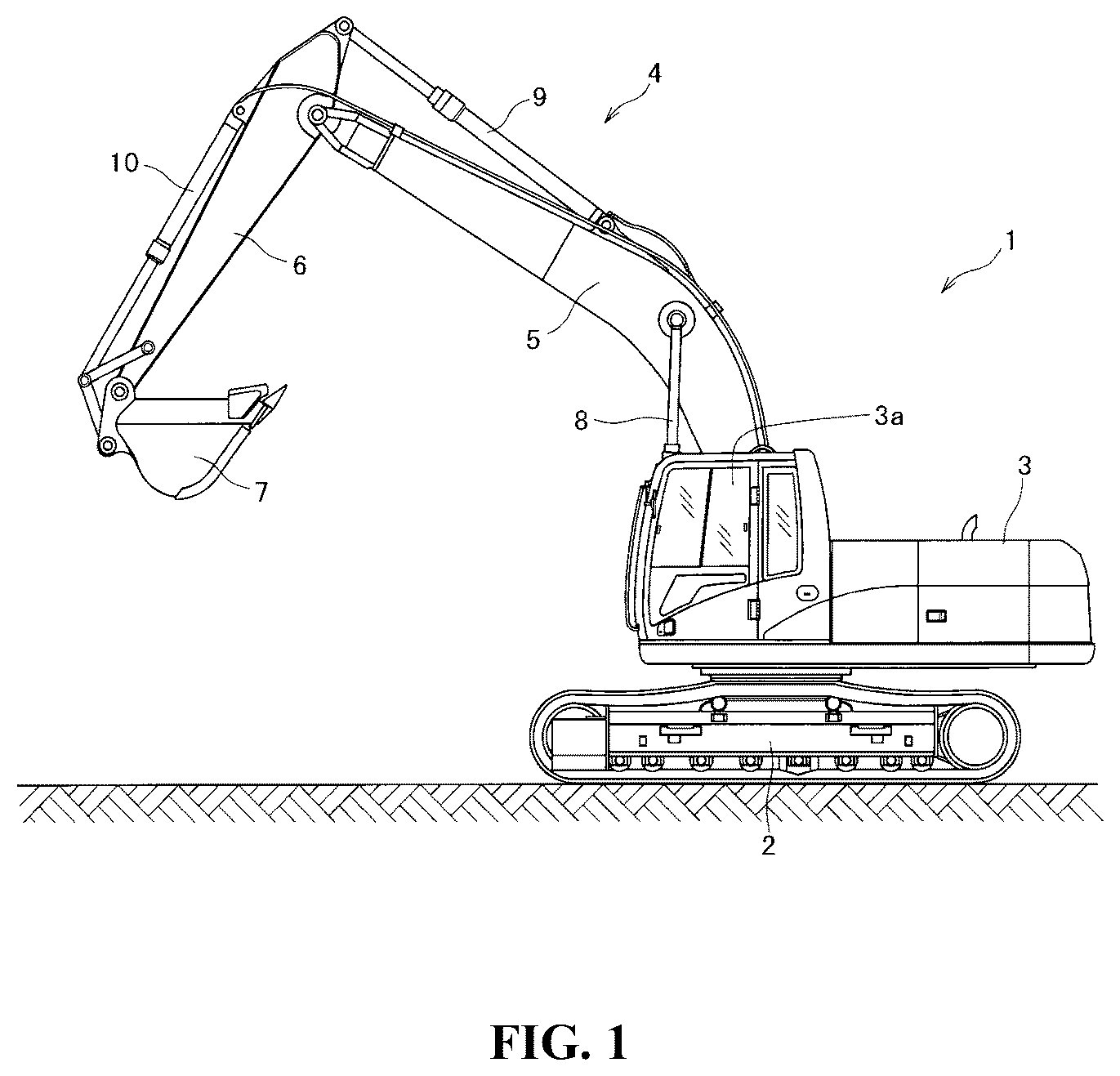 Patent US12366054 Figure 1 – Hydraulic control system in working machine