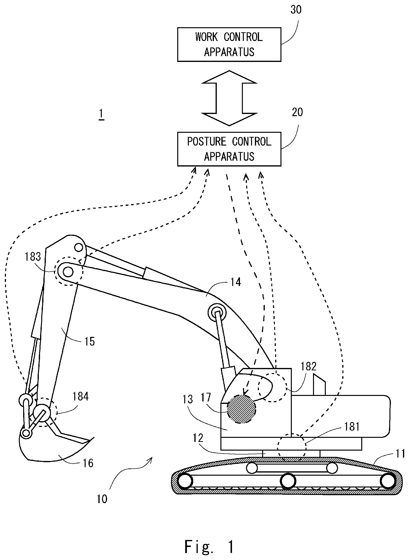 Patent US12366056 Figure 1 – Work control method, work control system, work control apparatus, and non-transitory computer readable medium storing work control program