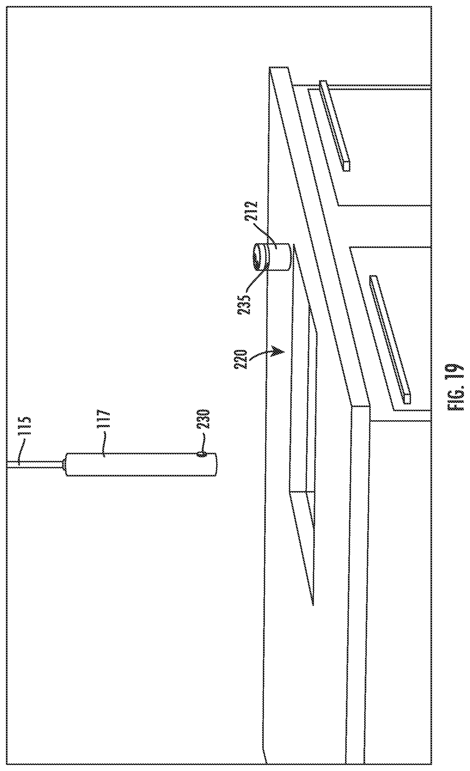 Patent US12366057 Figure 18 – Ceiling mounted kitchen faucet
