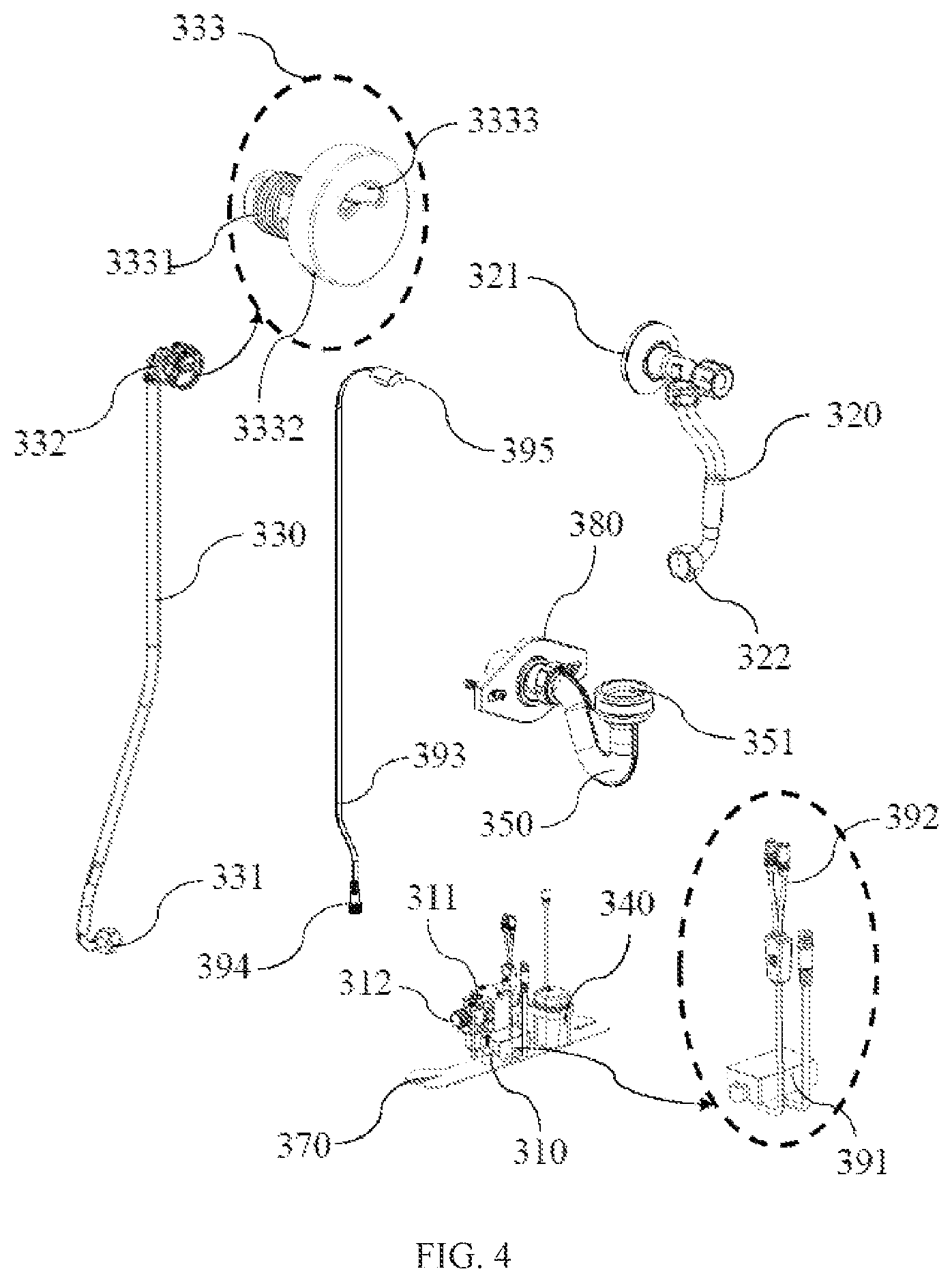 Patent US12366062 Figure 4 – Modularized induction flushing device for urinal and induction urinal