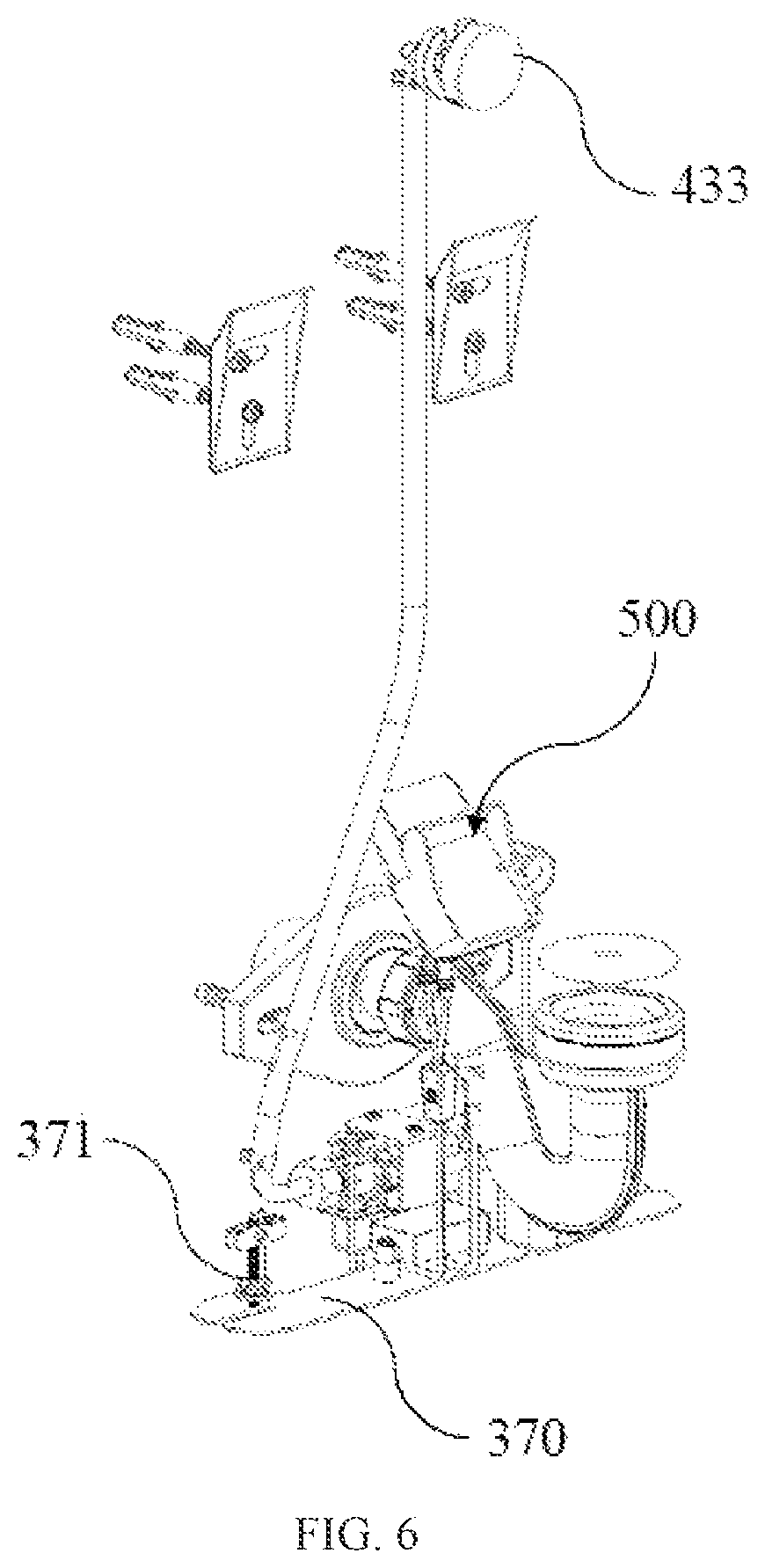 Patent US12366062 Figure 6 – Modularized induction flushing device for urinal and induction urinal