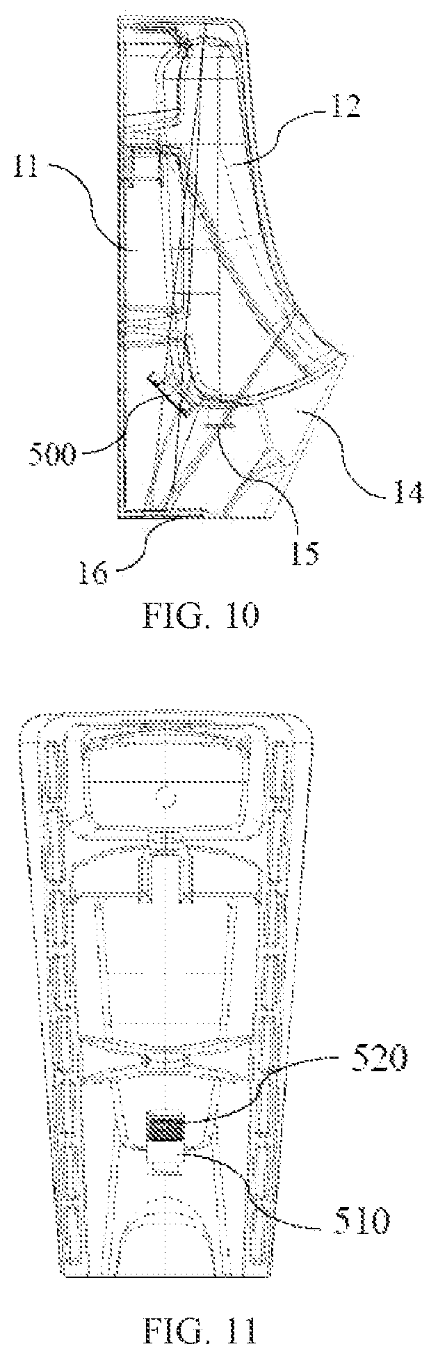 Patent US12366062 Figure 8 – Modularized induction flushing device for urinal and induction urinal