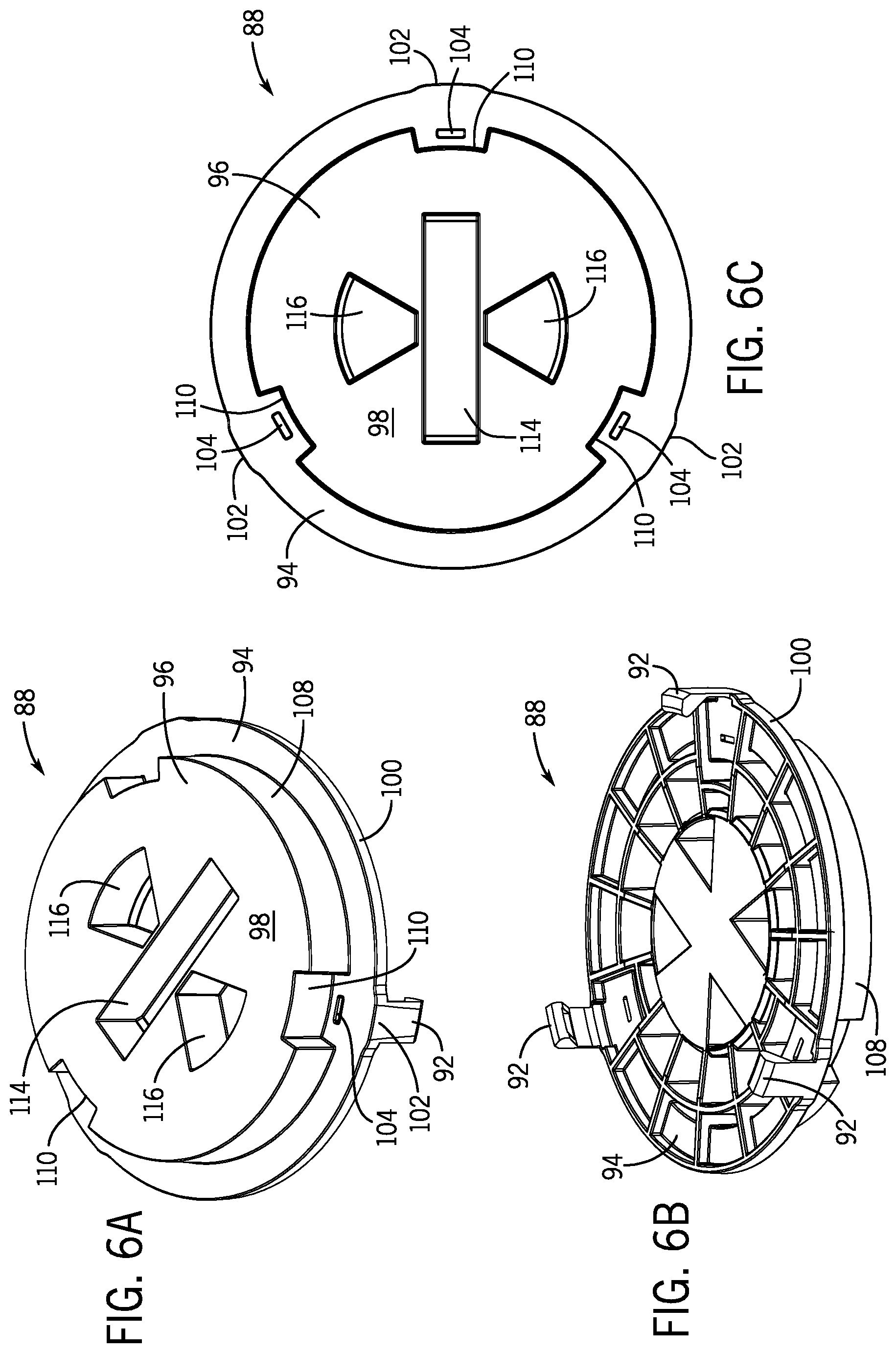 Patent US12366063 Figure 6 – Cover assembly and methods