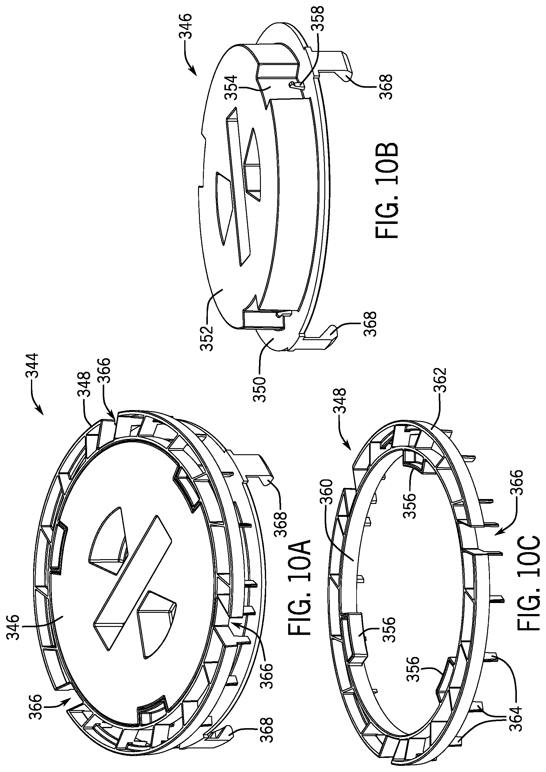 Patent US12366063 Figure 10 – Cover assembly and methods