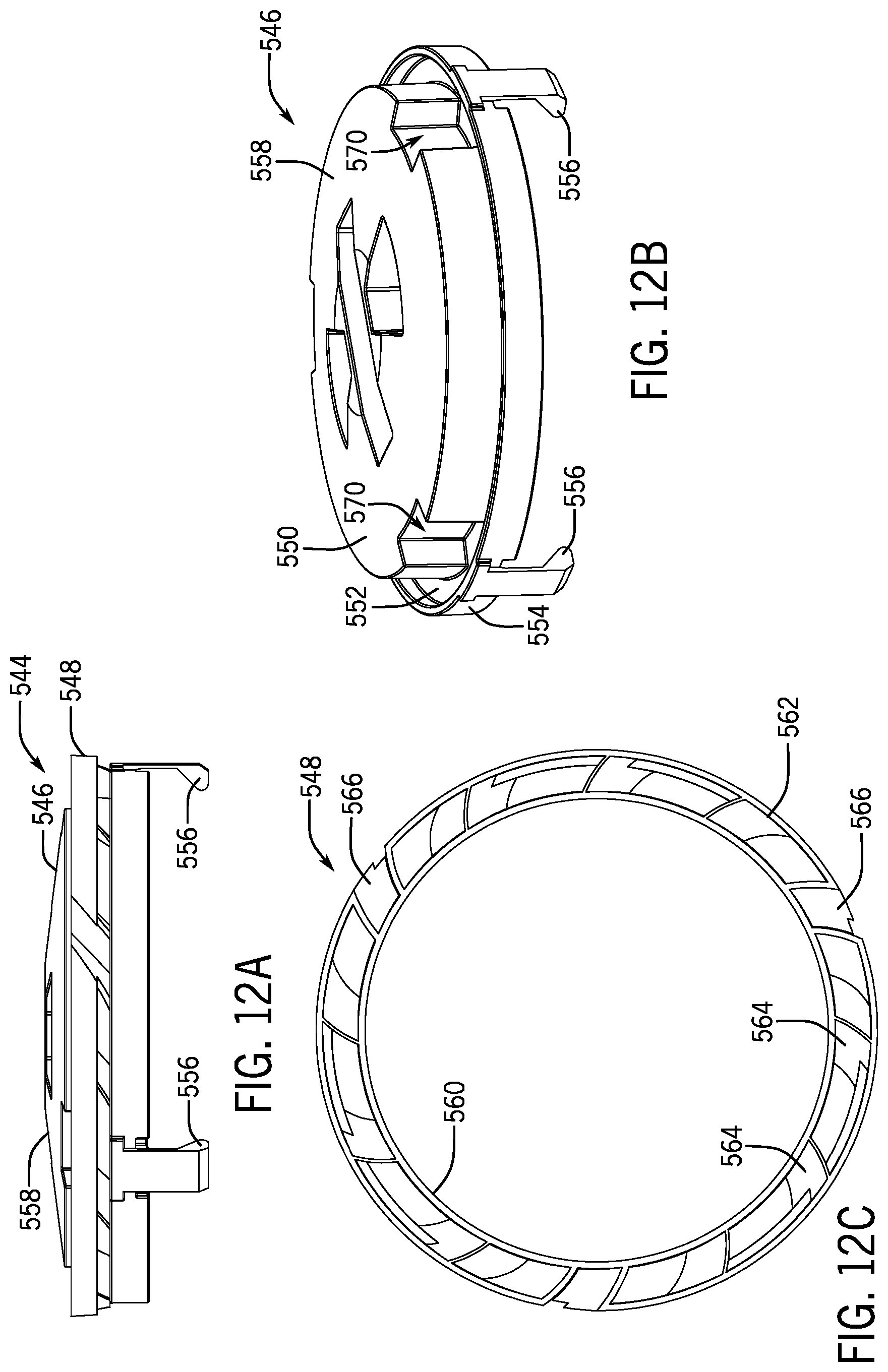 Patent US12366063 Figure 12 – Cover assembly and methods