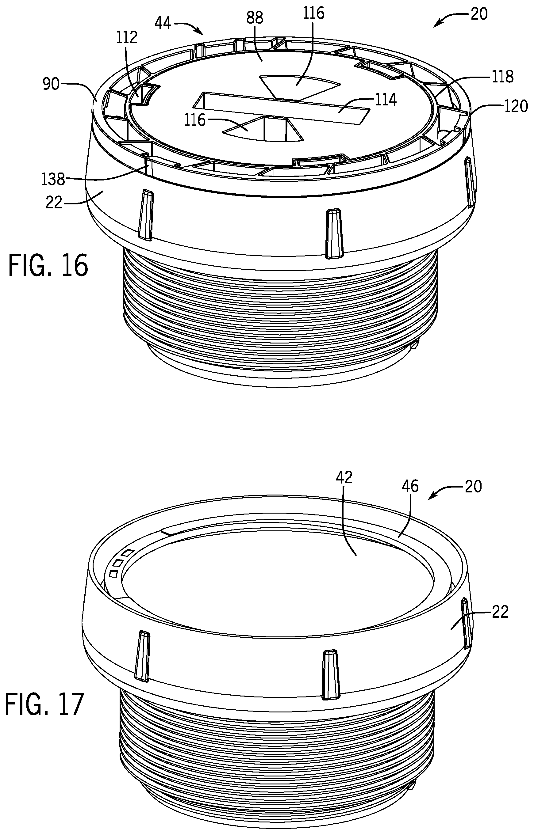 Patent US12366063 Figure 16 – Cover assembly and methods