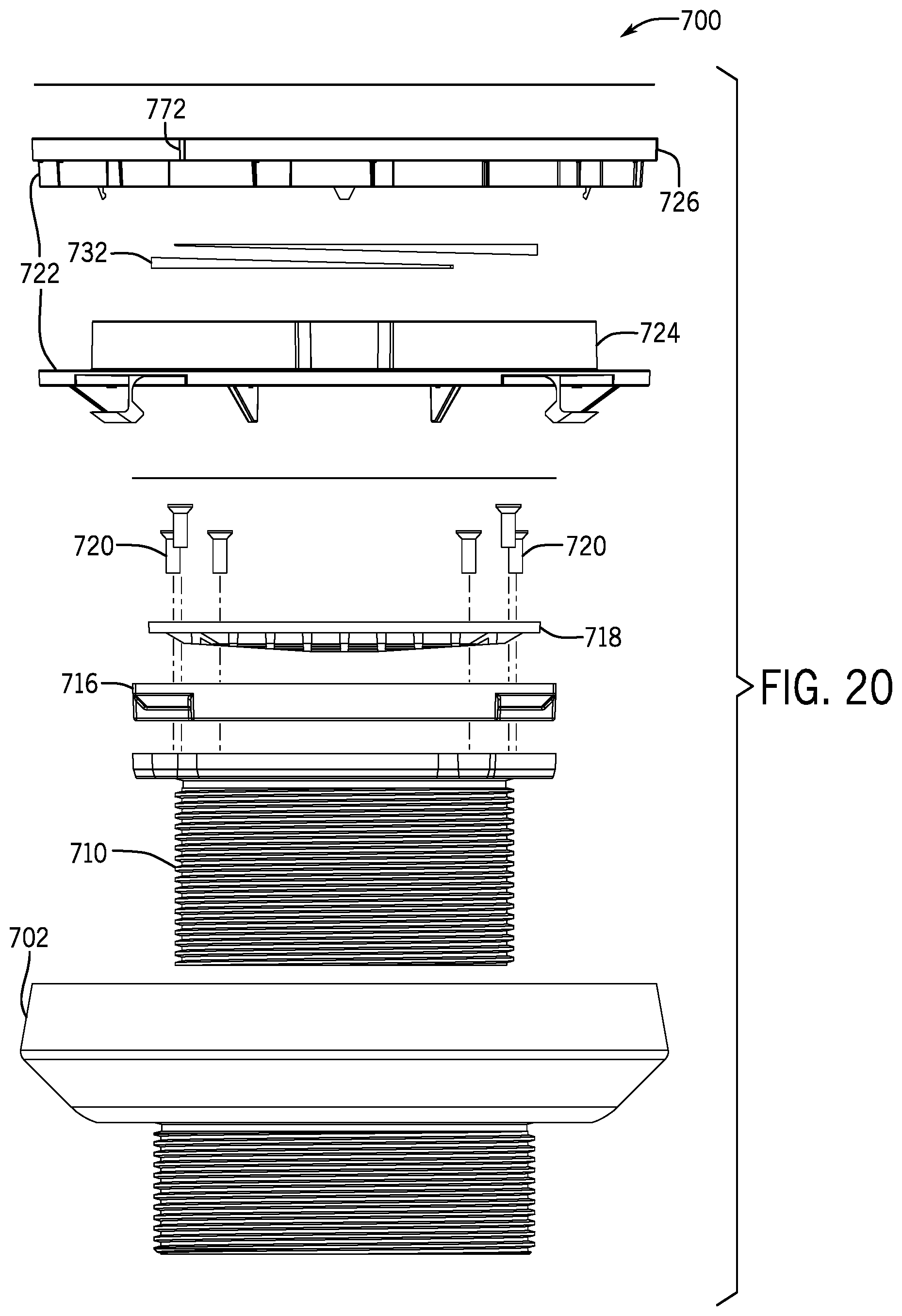 Patent US12366063 Figure 19 – Cover assembly and methods