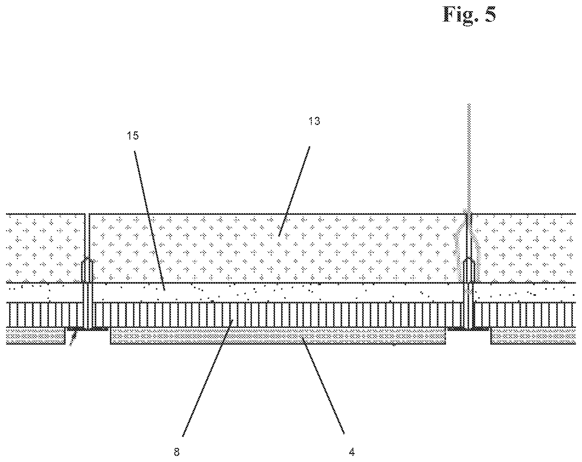 Patent US12366066 Figure 5 – Radio frequency and acoustic mitigating ceiling tile system