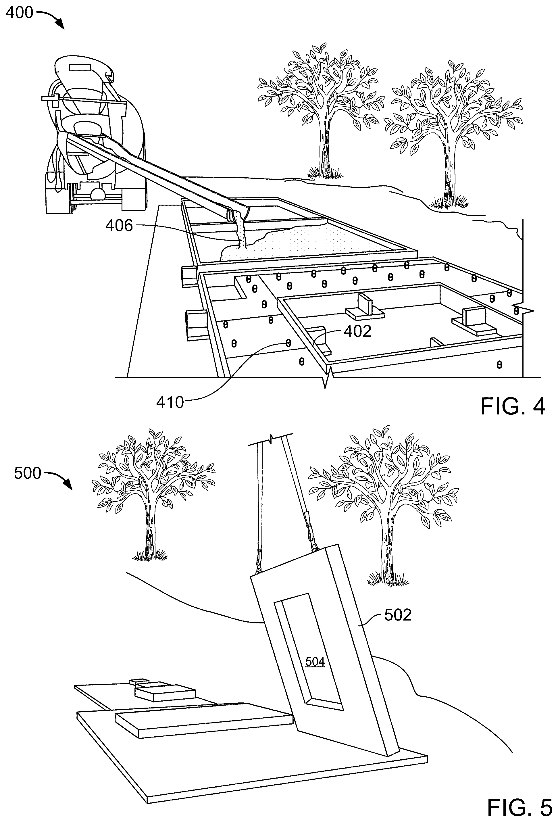 Patent US12366068 Figure 4 – Non-combustible, net-zero energy building systems