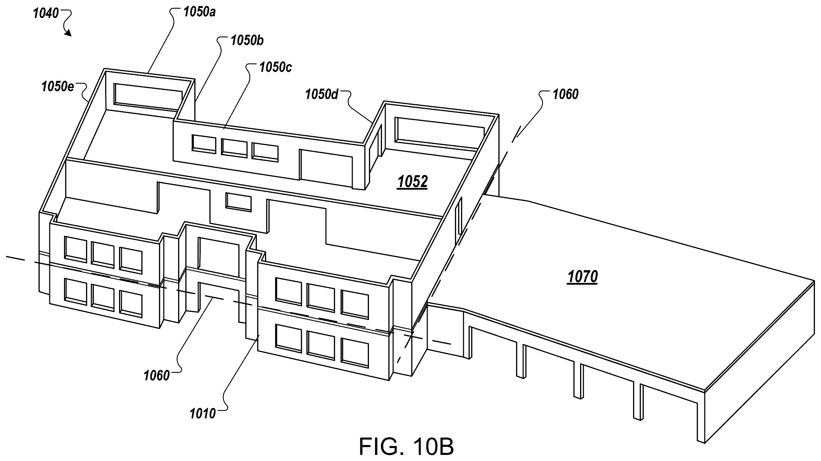 Patent US12366068 Figure 8 – Non-combustible, net-zero energy building systems
