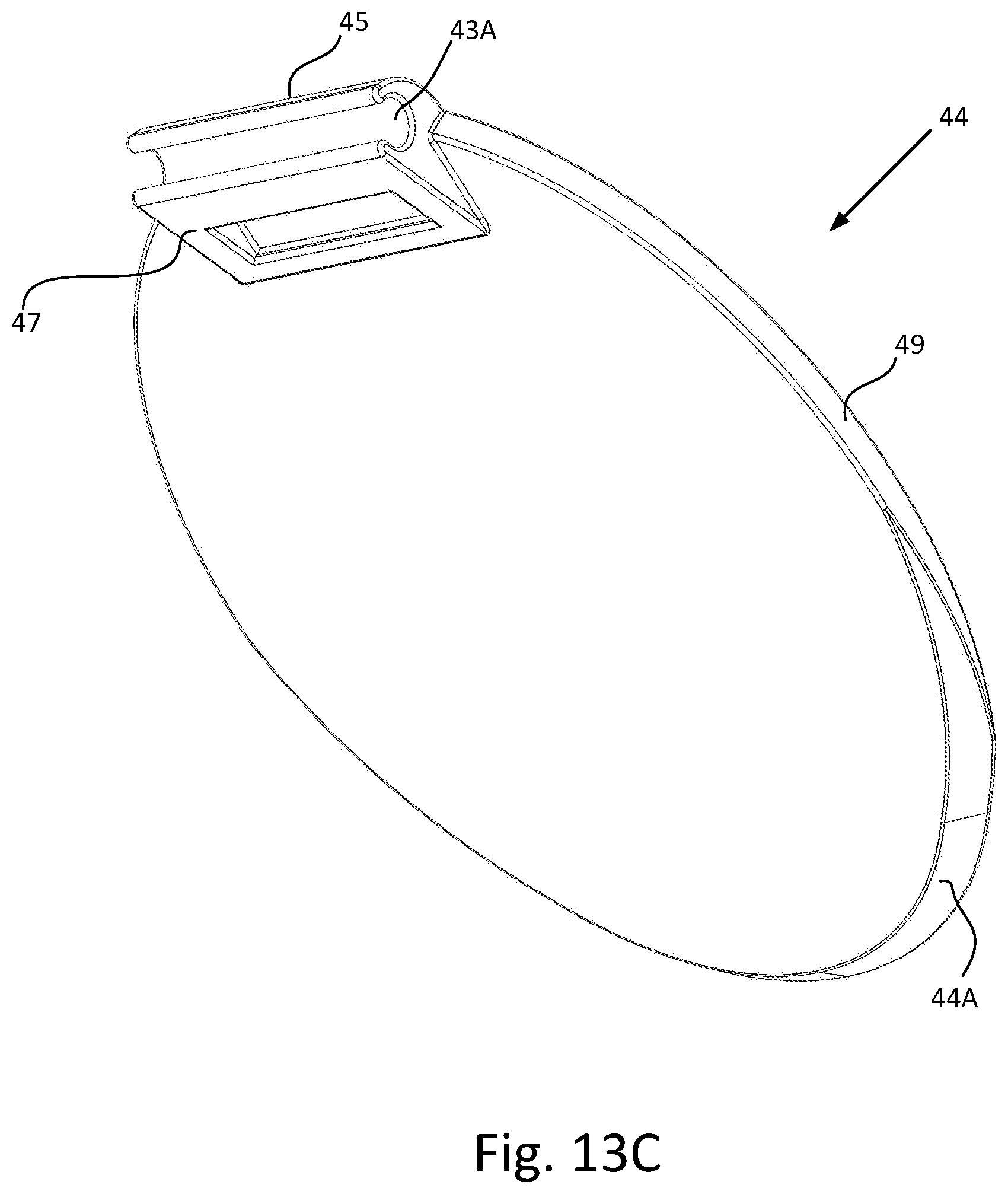 Patent US12366070 Figure 16 – Cover for circular-profile downspouts having protection from animal/insect intrusion and damage/debris accumulation