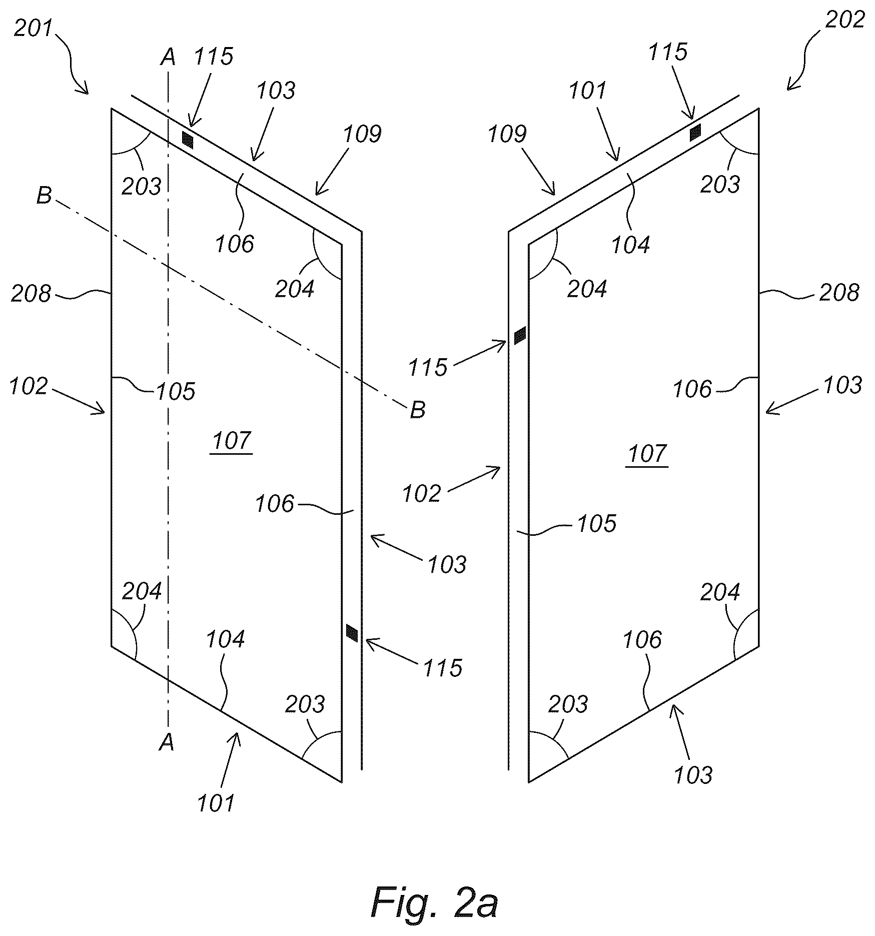 Patent US12366072 Figure 3 – Decorative panel, decorative covering composed of a plurality of such panels, and decorative panel system