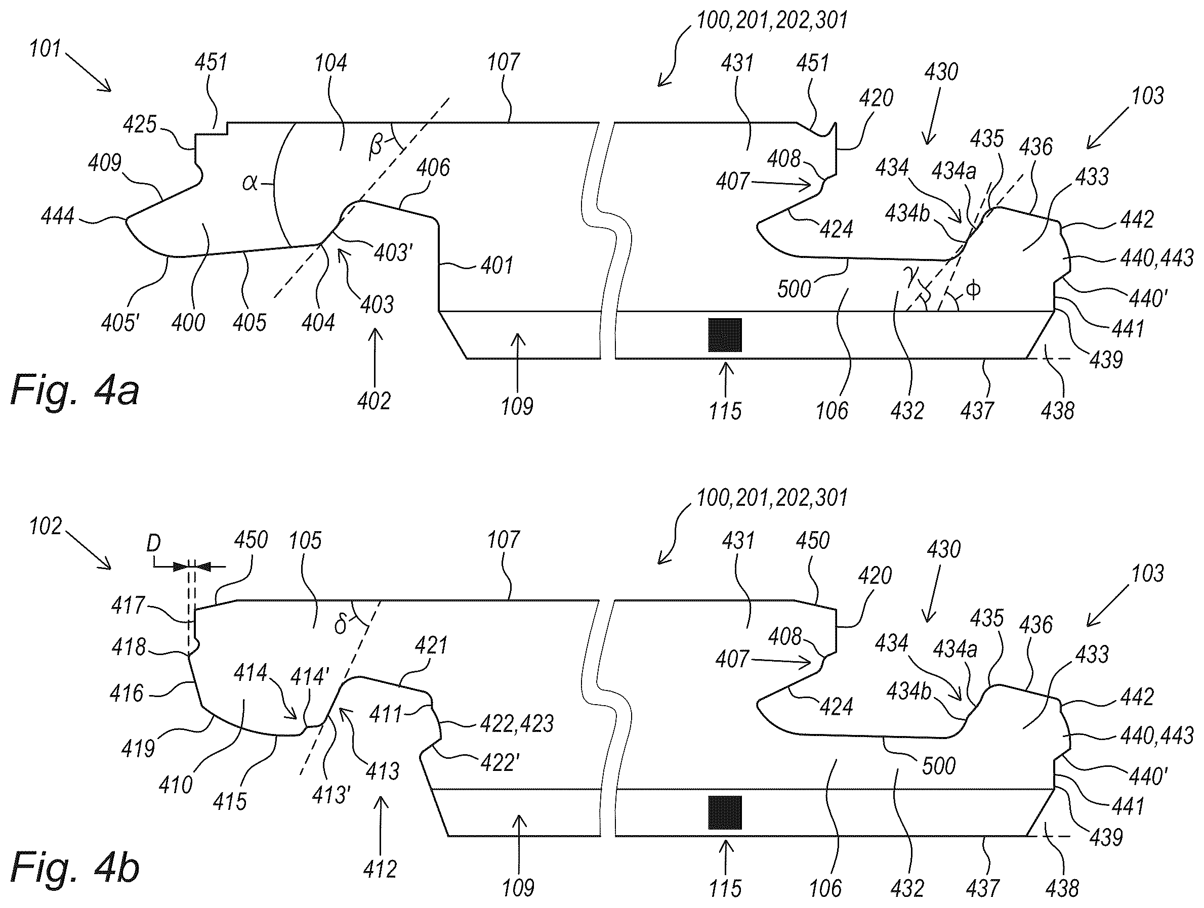 Patent US12366072 Figure 7 – Decorative panel, decorative covering composed of a plurality of such panels, and decorative panel system