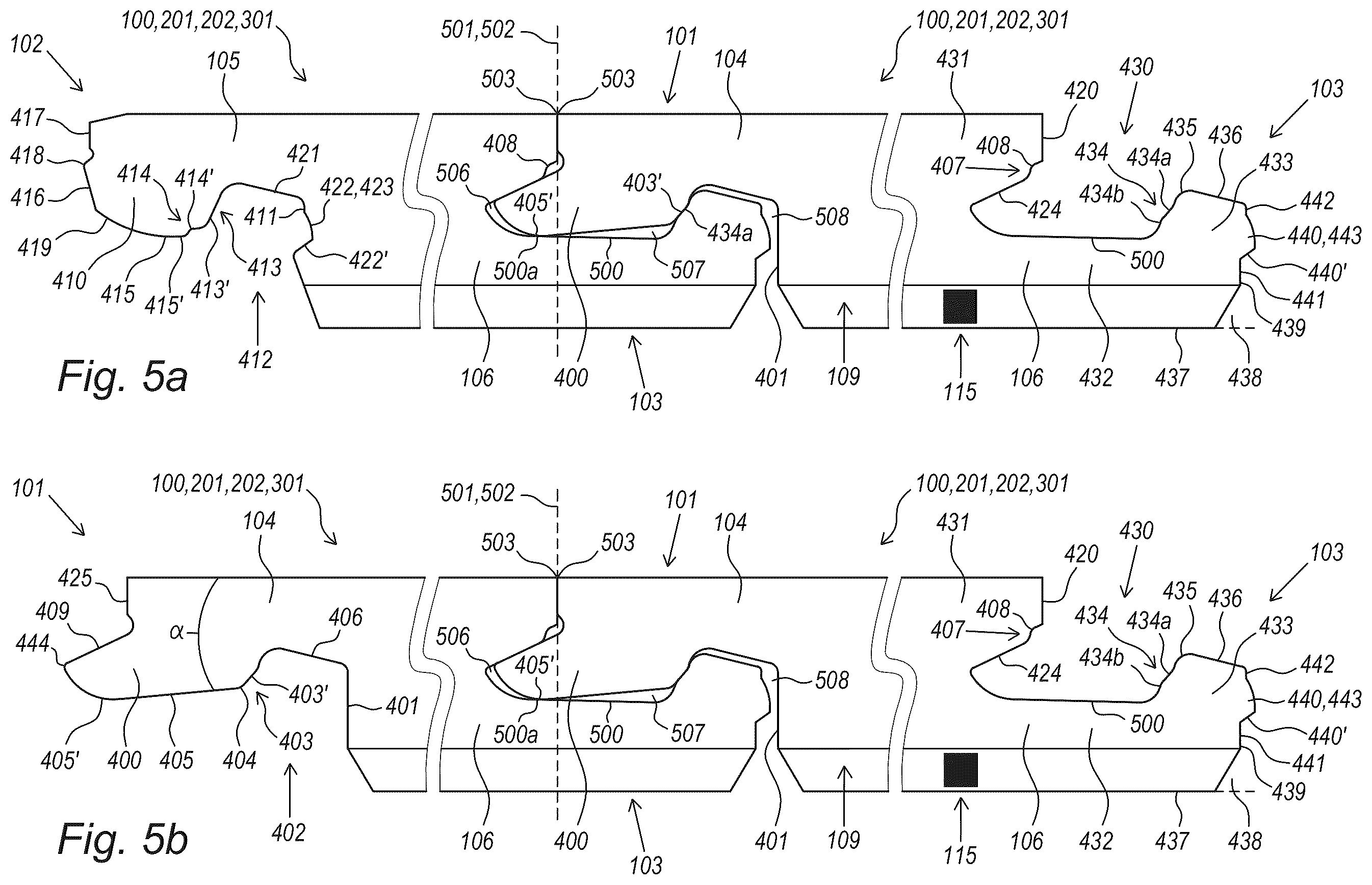 Patent US12366072 Figure 8 – Decorative panel, decorative covering composed of a plurality of such panels, and decorative panel system