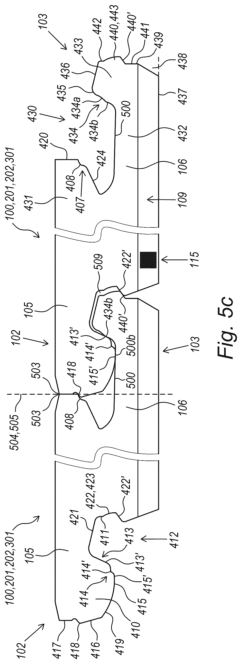 Patent US12366072 Figure 9 – Decorative panel, decorative covering composed of a plurality of such panels, and decorative panel system
