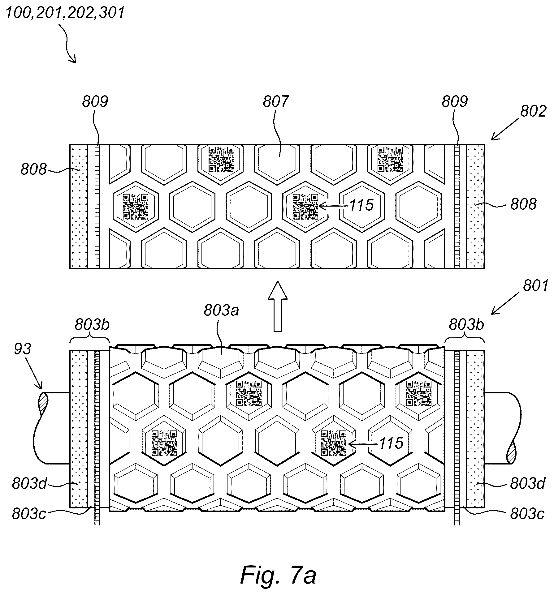 Patent US12366072 Figure 11 – Decorative panel, decorative covering composed of a plurality of such panels, and decorative panel system