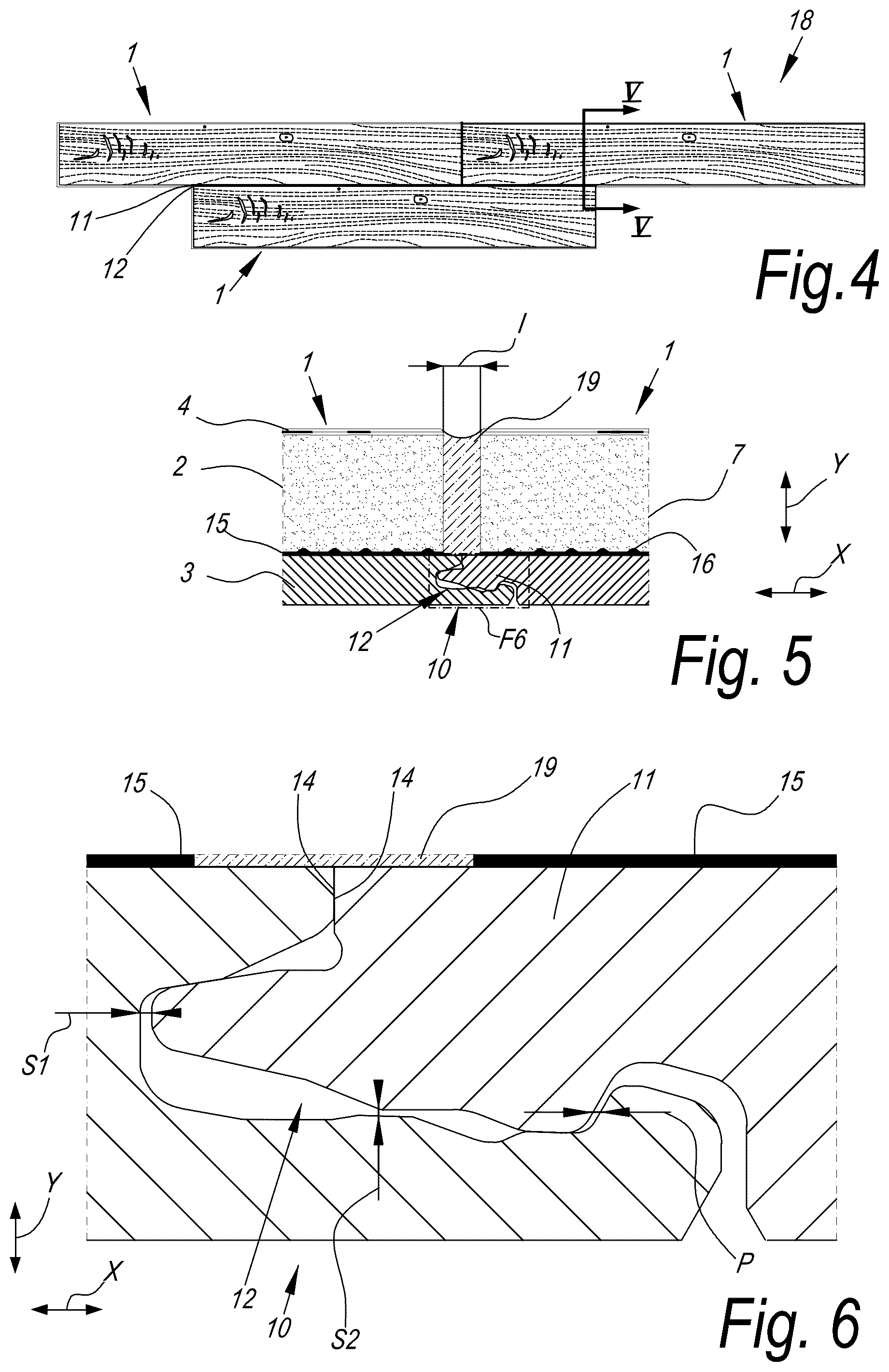 Patent US12366074 Figure 2 – Floor element for forming a floor covering, a floor covering, and a method for manufacturing a floor element