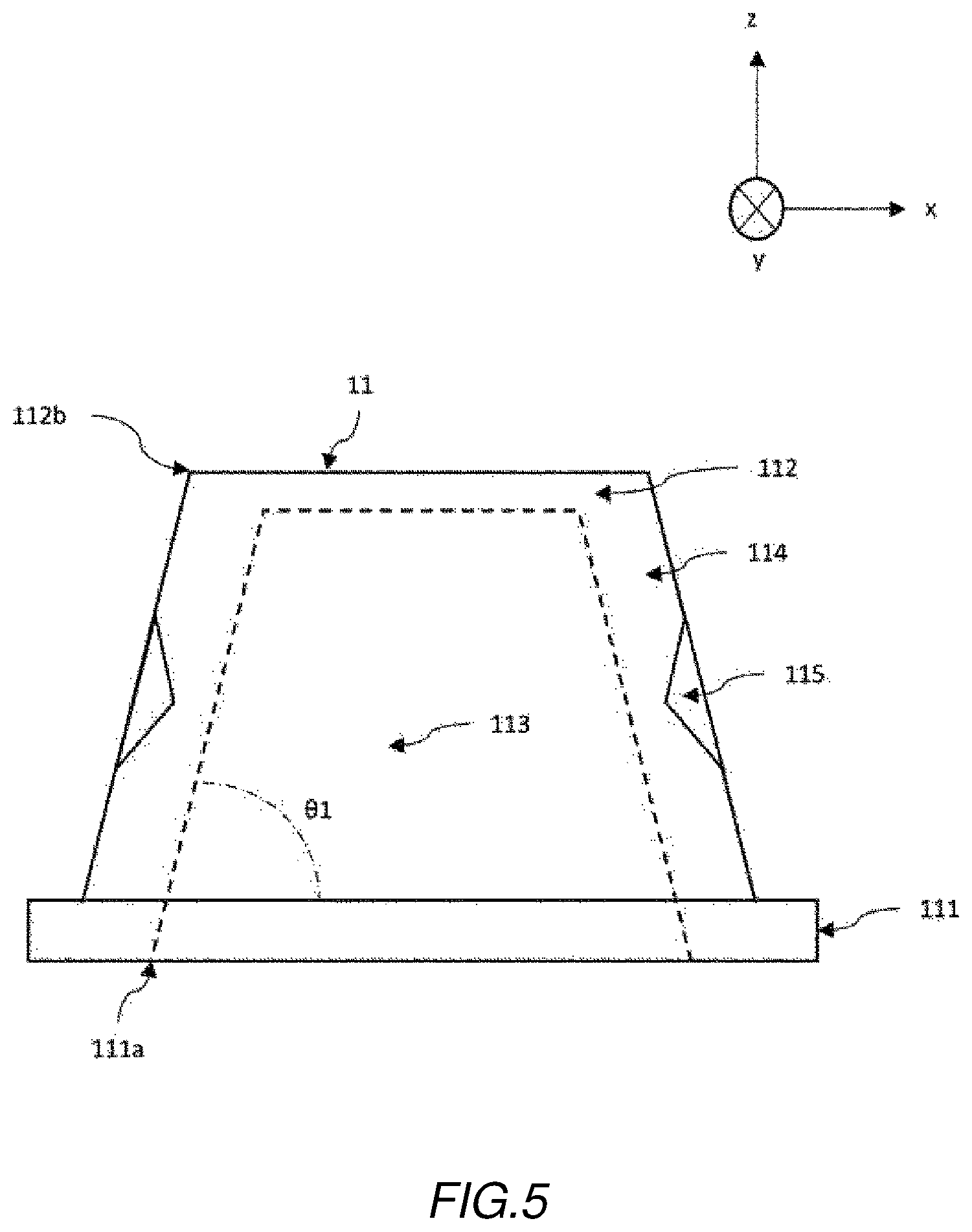Patent US12366075 Figure 8 – Impact absorbing flooring