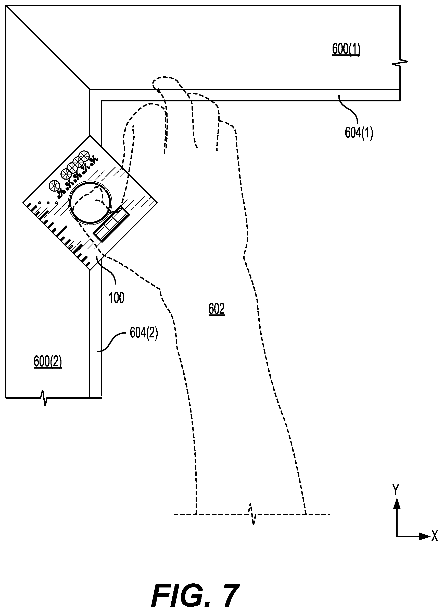 Patent US12366076 Figure 7 – Alignment tool for trim