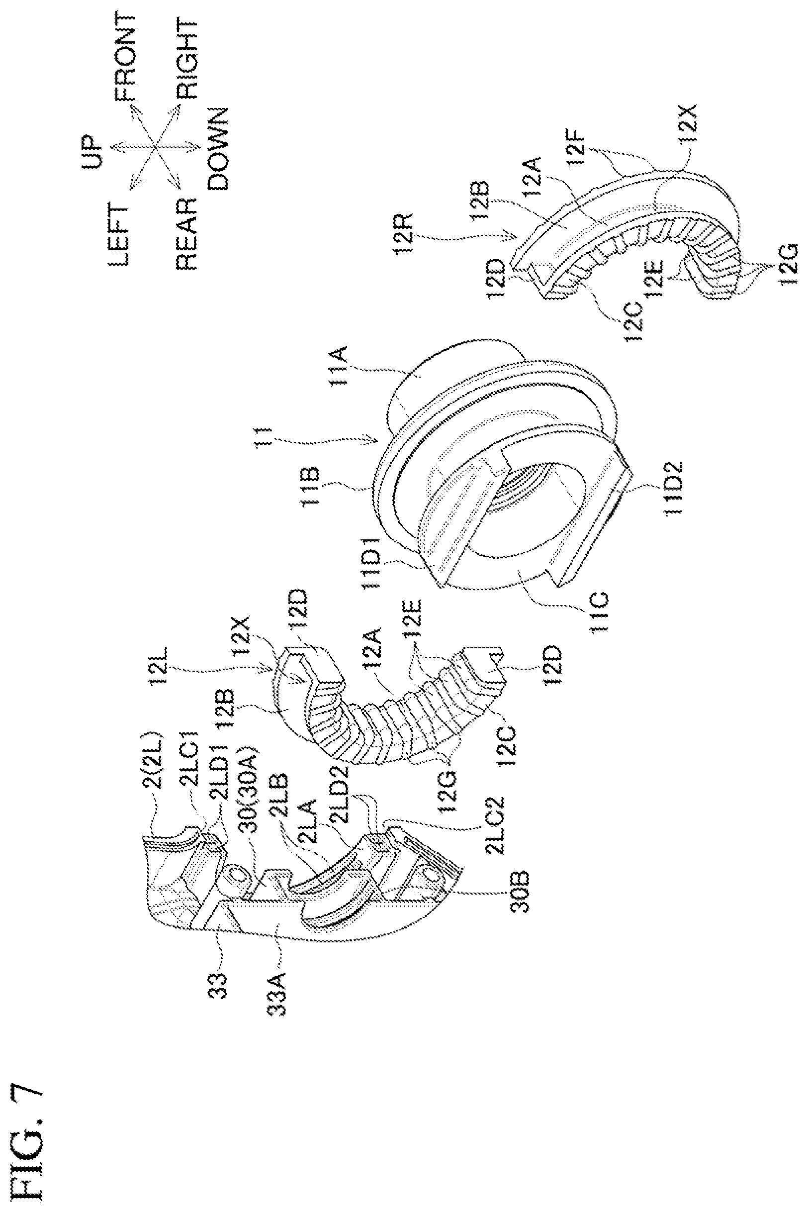 Patent US12366077 Figure 7 – Concrete vibrator