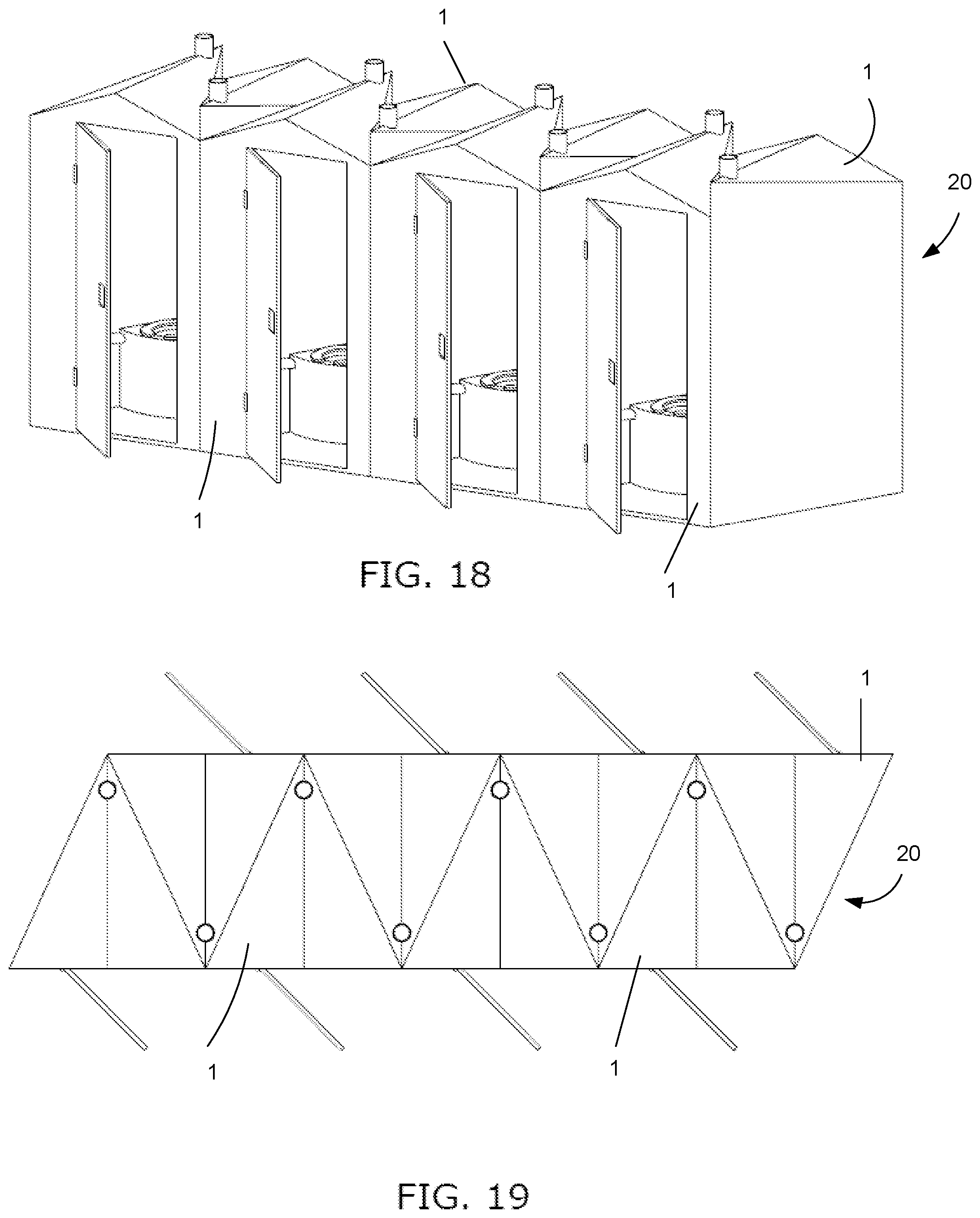 Patent US12366079 Figure 14 – Triangular shaped portable toilet