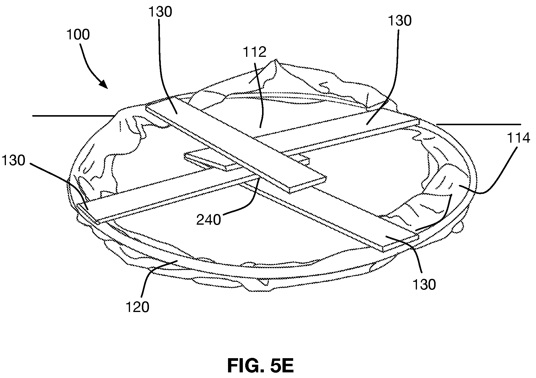 Patent US12366080 Figure 7 – Portable and collapsible pool