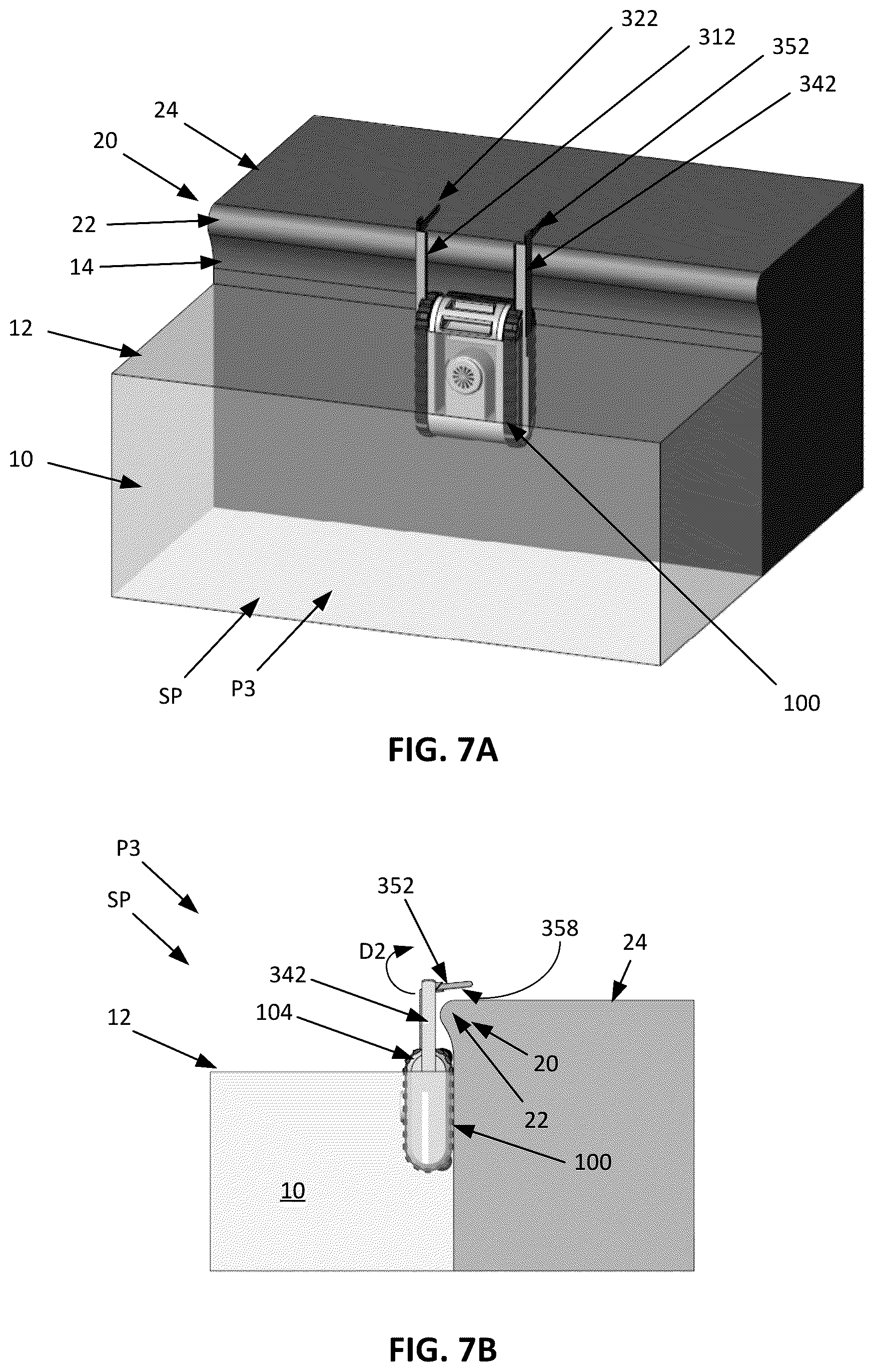 Patent US12366083 Figure 8 – Automatic pool cleaner with edge engagement assembly