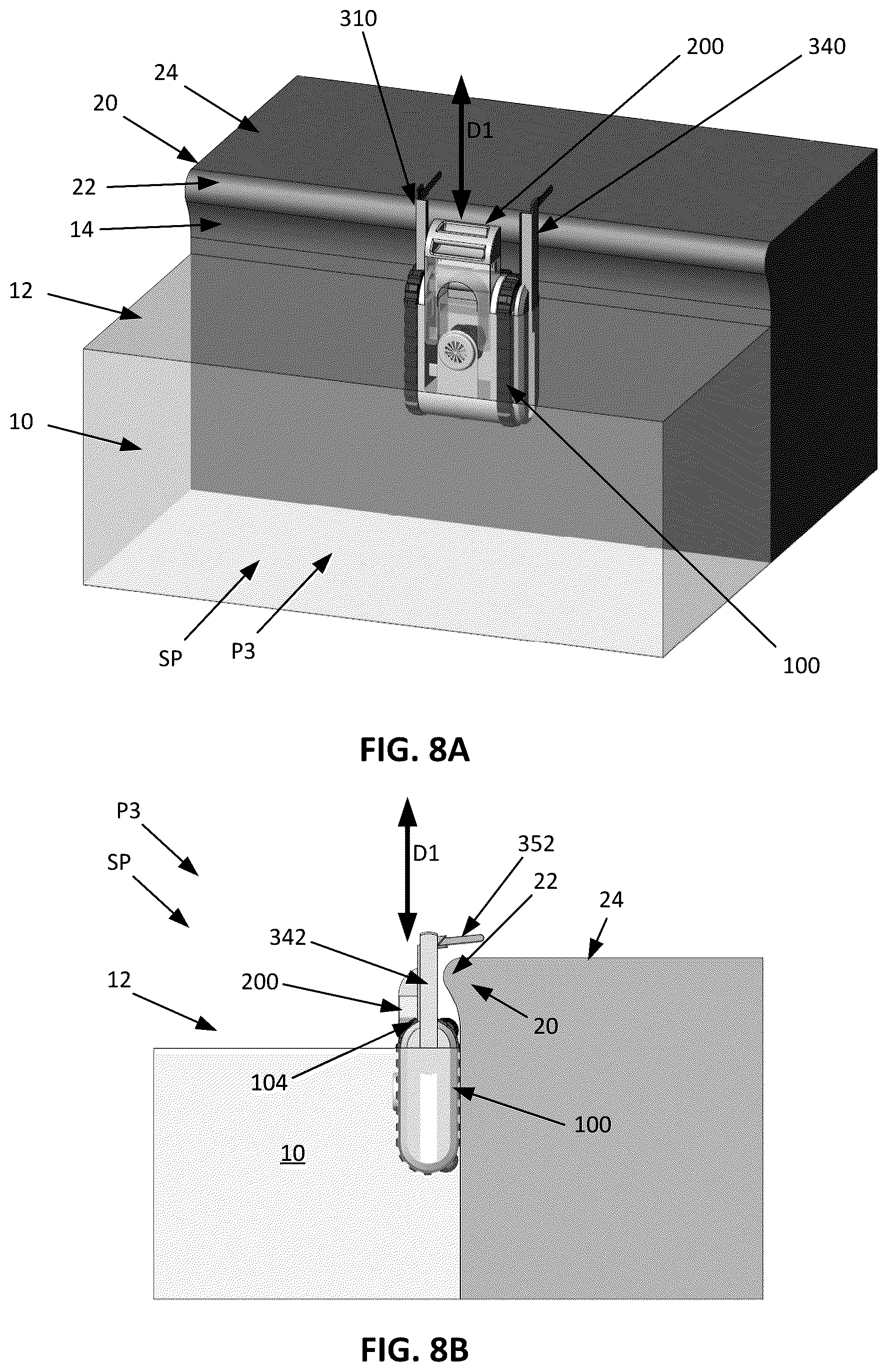 Patent US12366083 Figure 9 – Automatic pool cleaner with edge engagement assembly