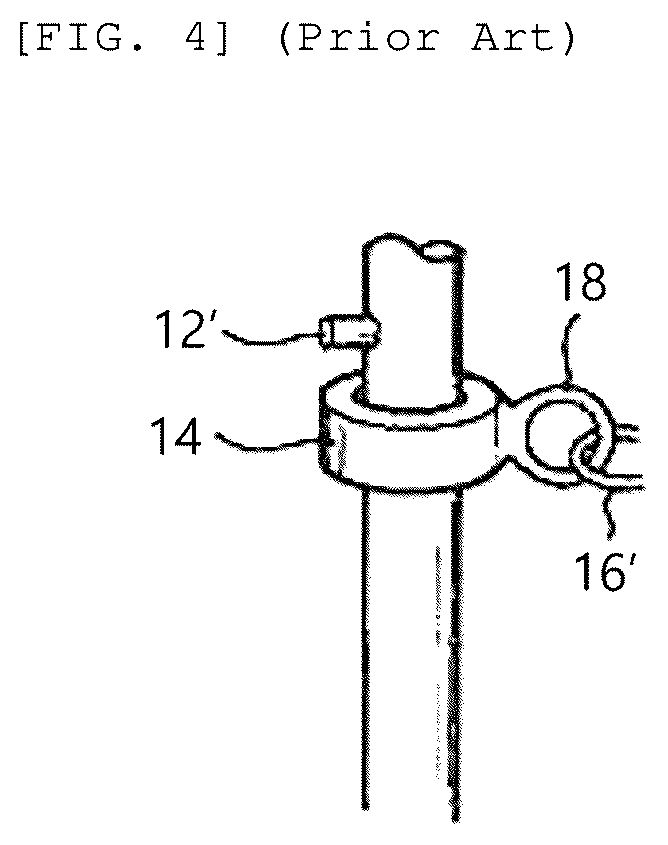 Patent US12366084 Figure 4 – Rotation type national flag hoisting pole to minimize rainwater adhesion area of national flag