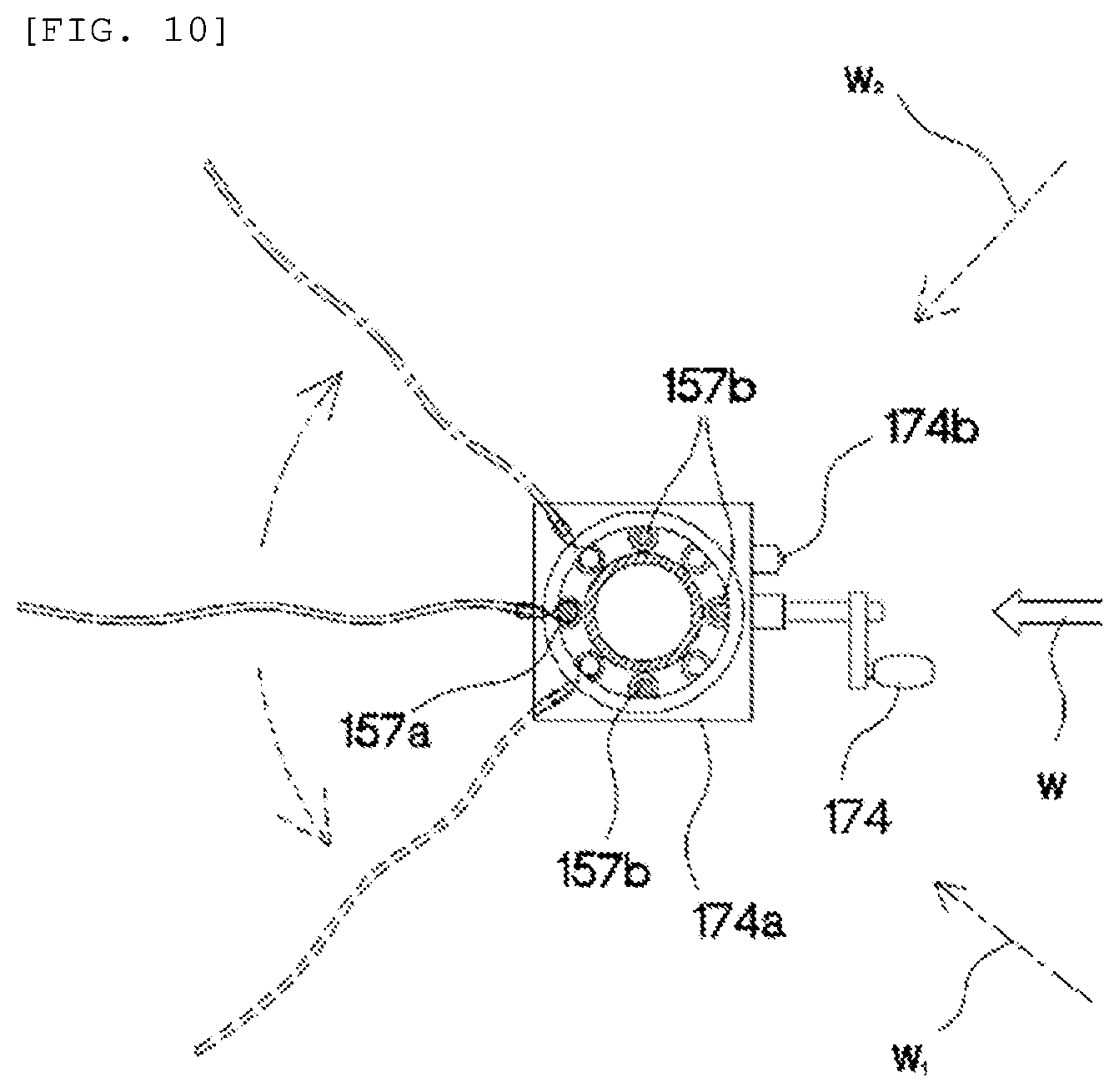 Patent US12366084 Figure 10 – Rotation type national flag hoisting pole to minimize rainwater adhesion area of national flag