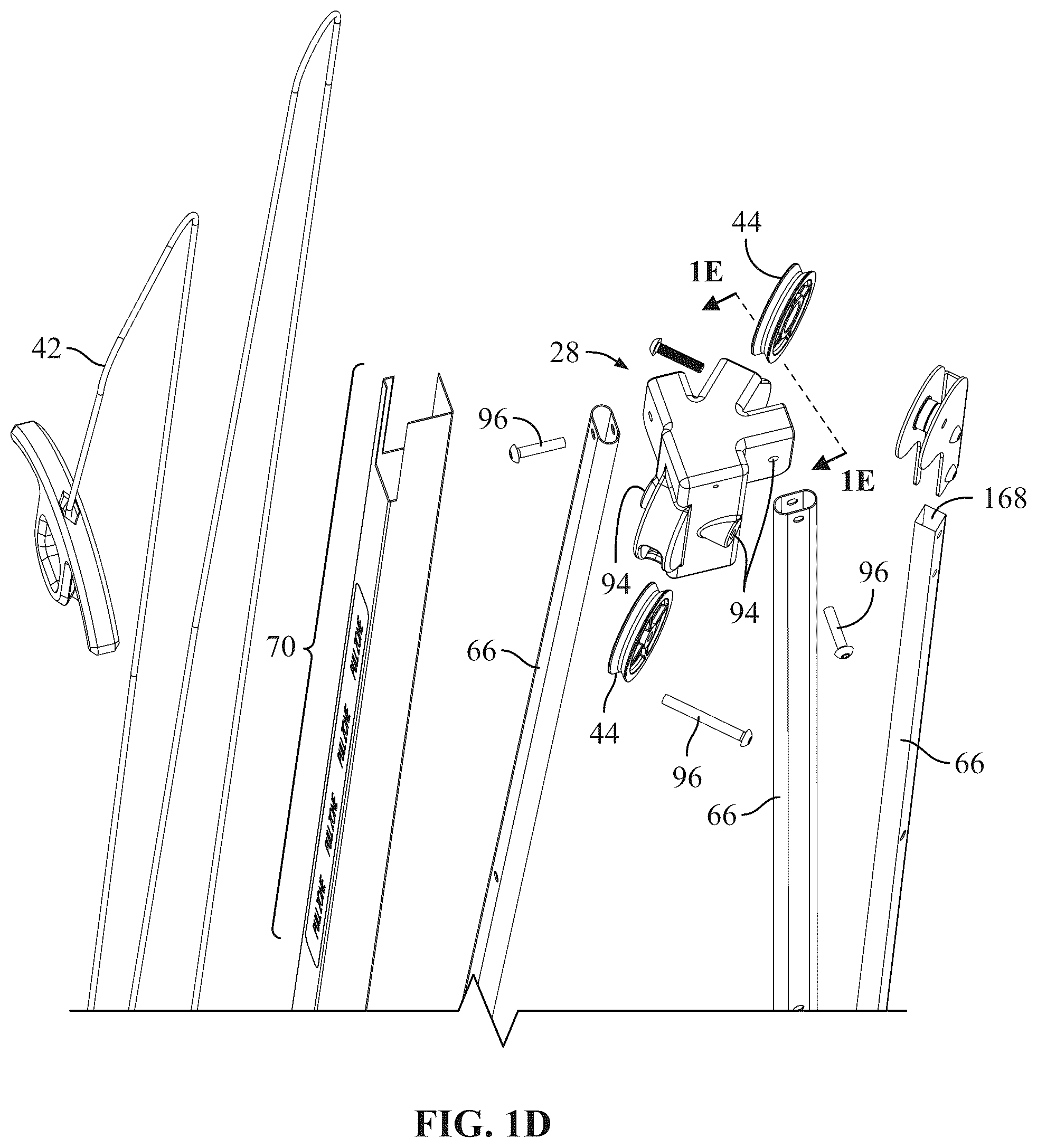 Patent US12366086 Figure 5 – Foldable canopy
