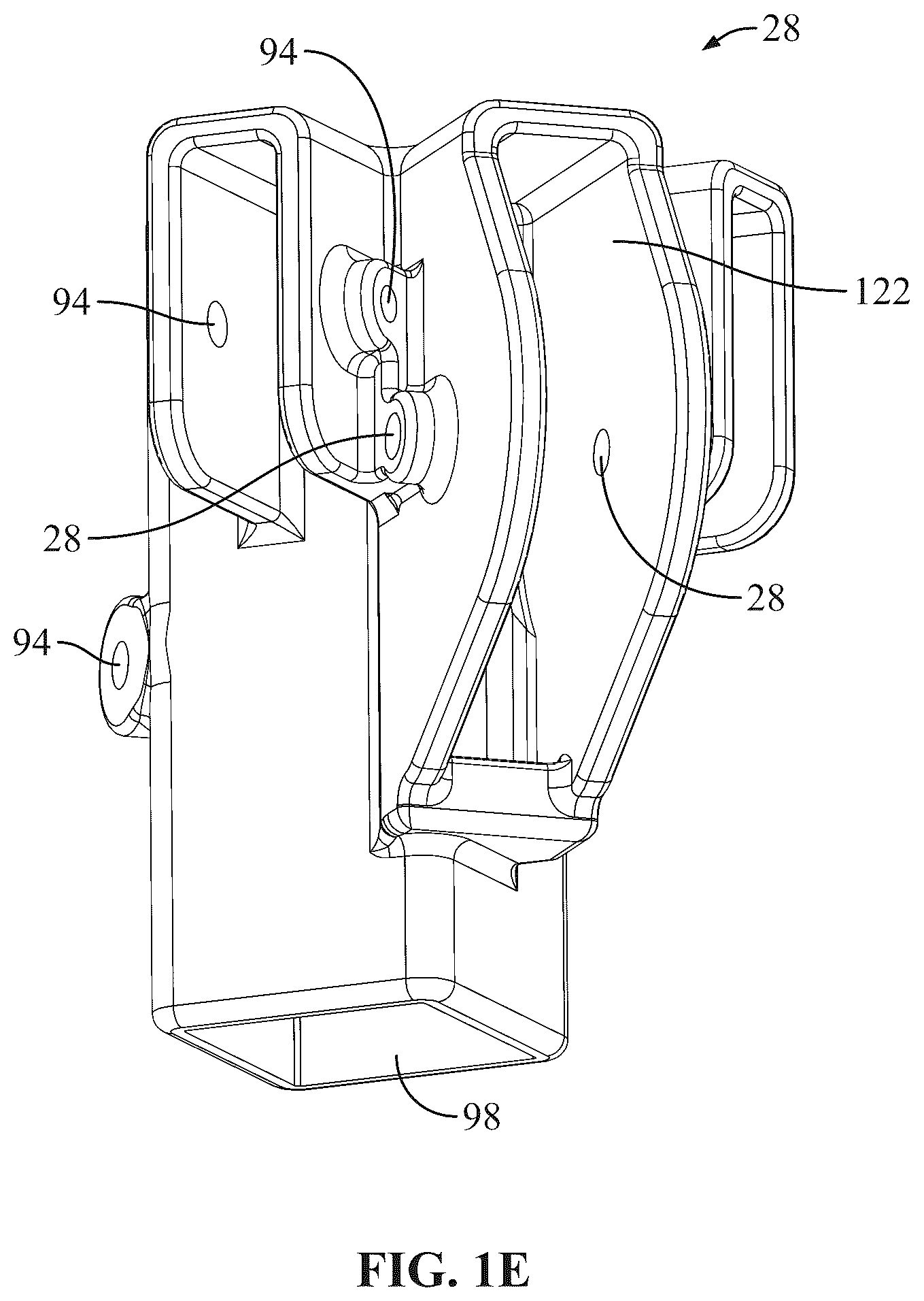 Patent US12366086 Figure 6 – Foldable canopy