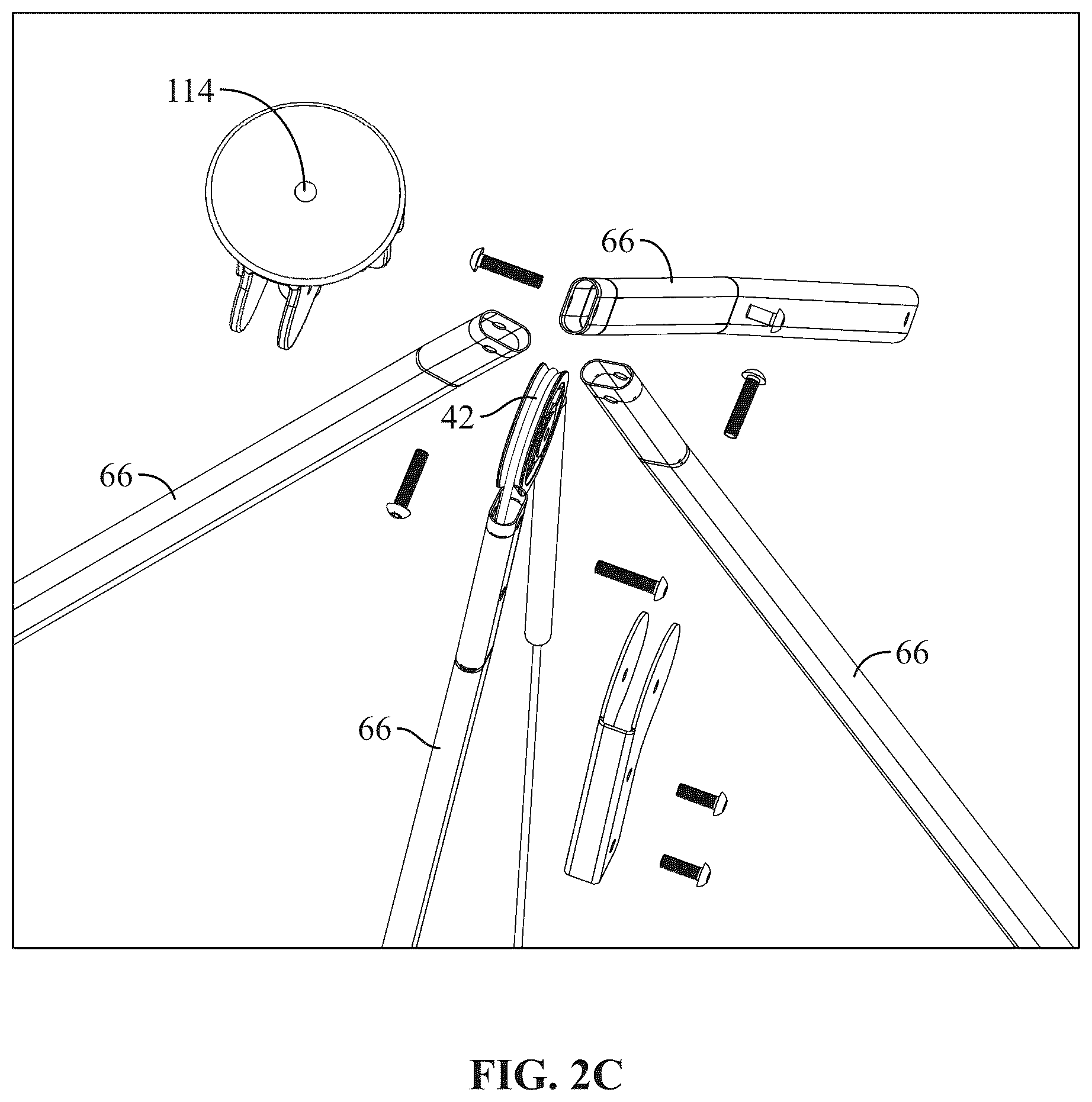 Patent US12366086 Figure 10 – Foldable canopy